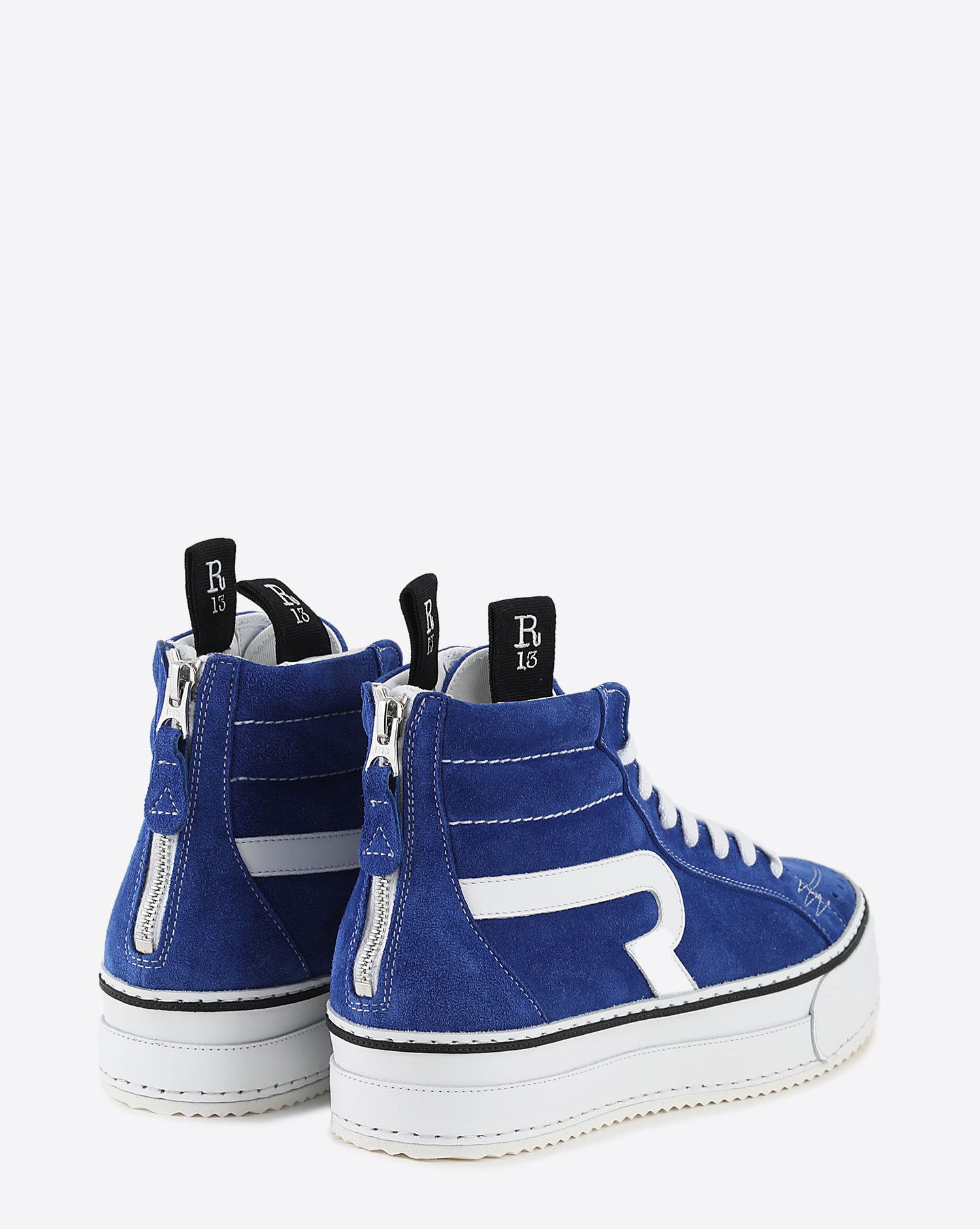 Sneakers Rogue coloris bleu R13 Denim 