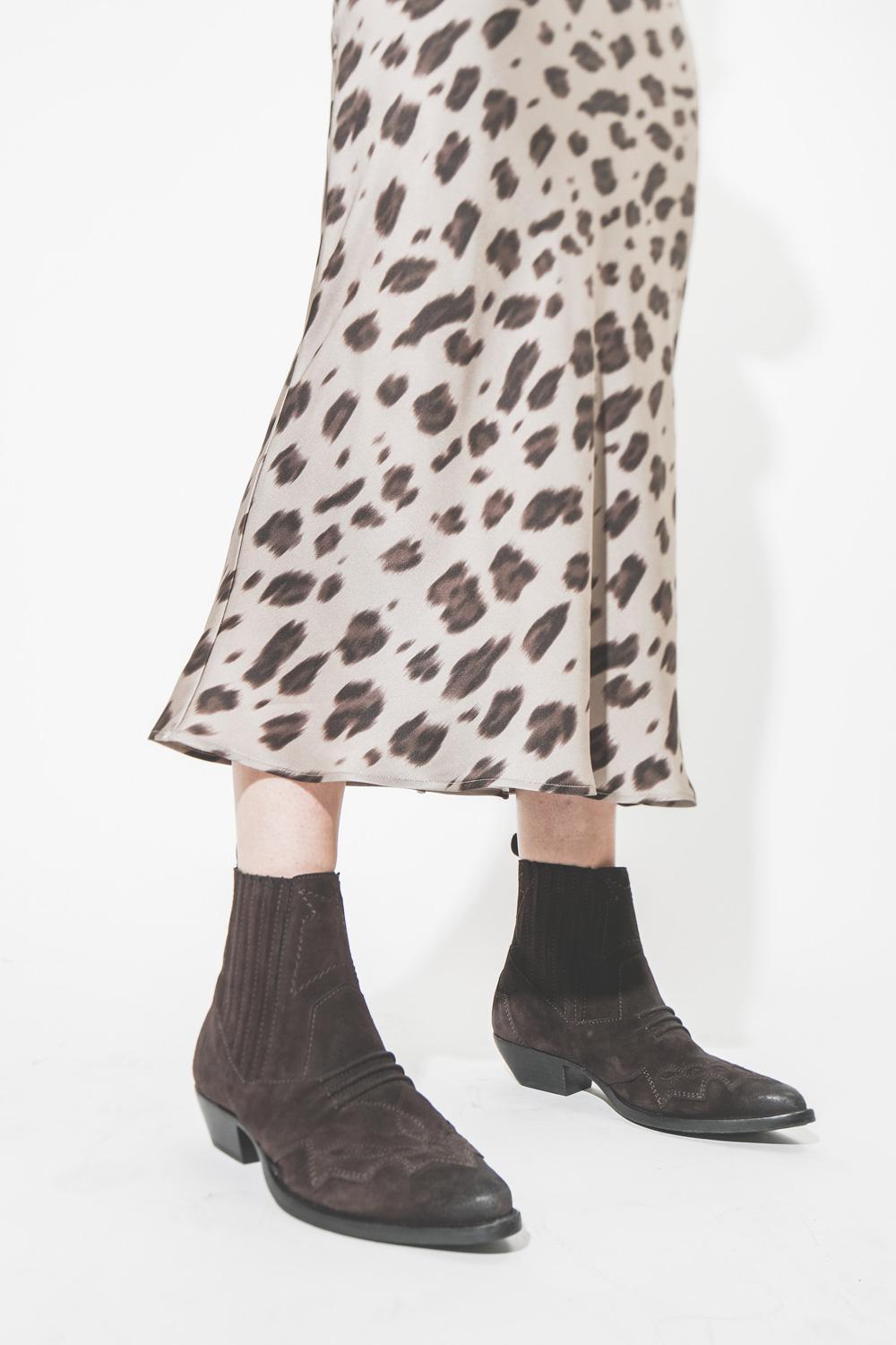 Roseanna Chaussures Boots Santiags TUCSON - Chocolat  