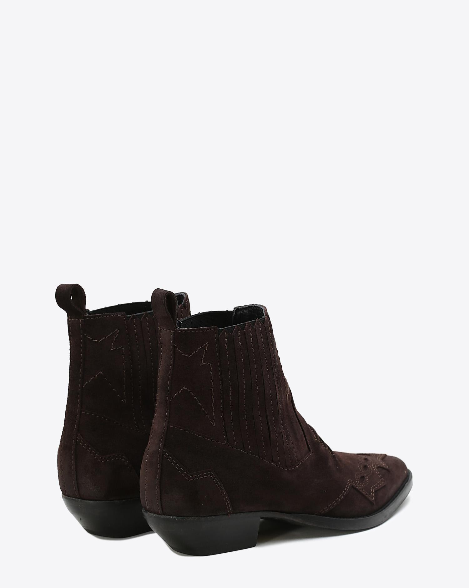 Roseanna Chaussures Boots Santiags TUCSON - Chocolat  