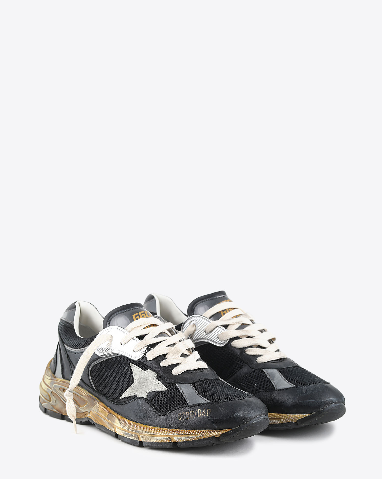 Sneakers Golden Goose Running Dad - Black Silver Ice 90282