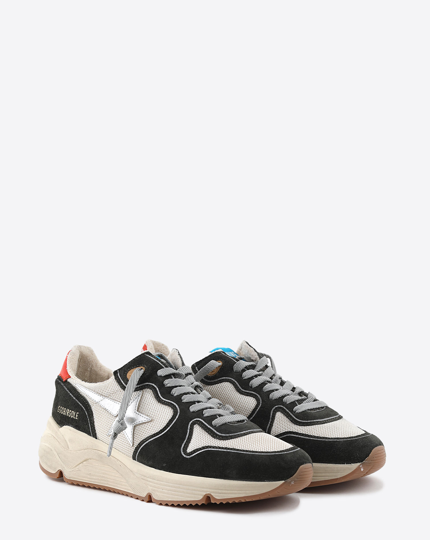 Sneakers Running Sole Dark Grey Silver 82154