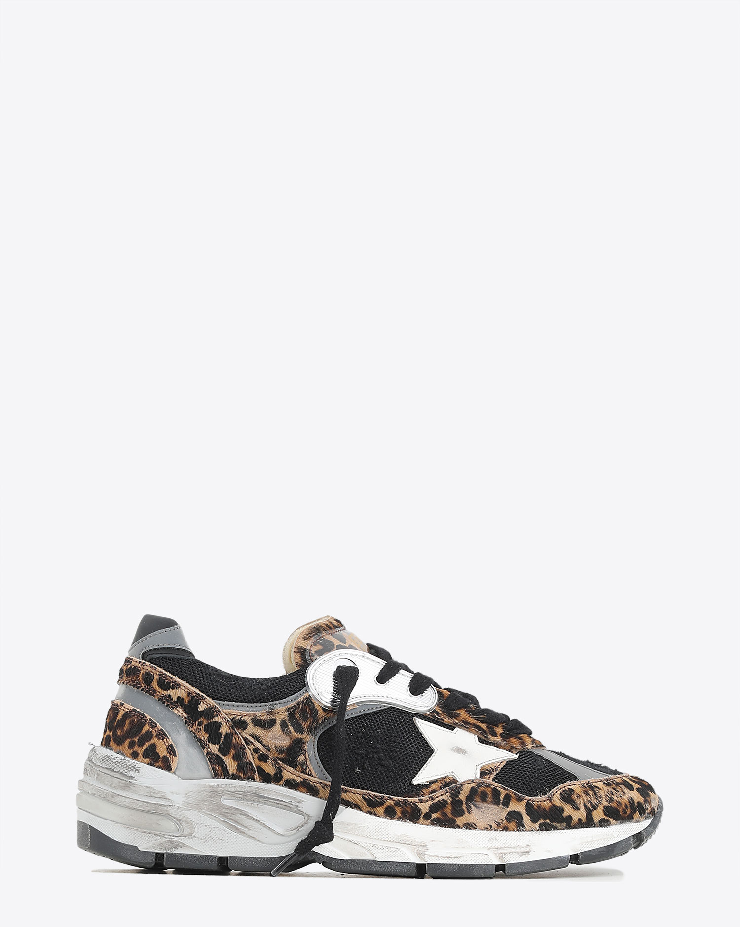 Golden Goose Femme Sneakers Running Dad Leo Black 81337