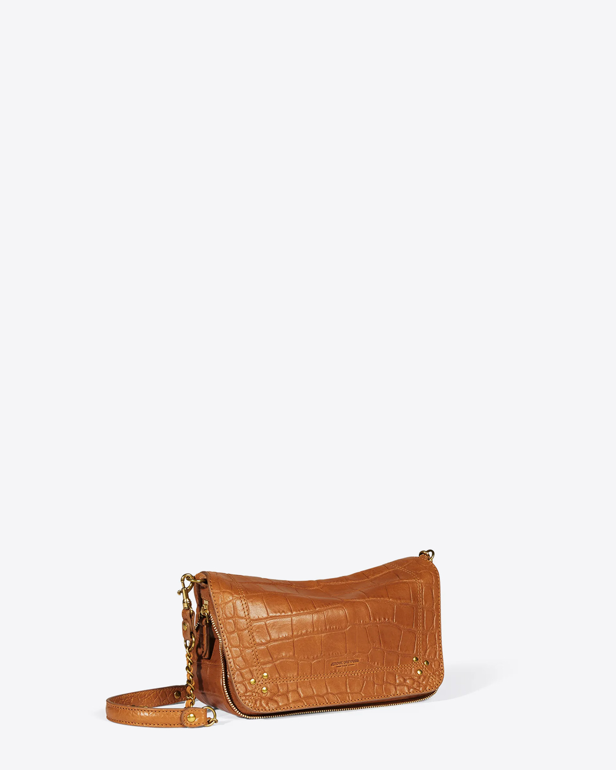 Jérôme Dreyfuss Collection Bobi S Lambskin - Croco Whisky