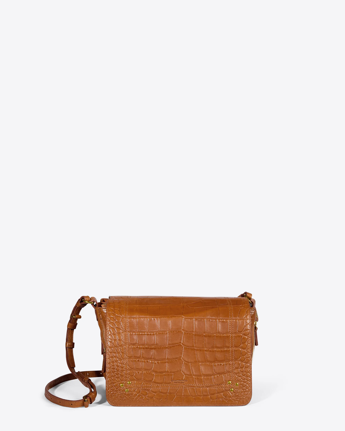 Jérôme Dreyfuss Collection Igor Lambskin - Croco Whisky