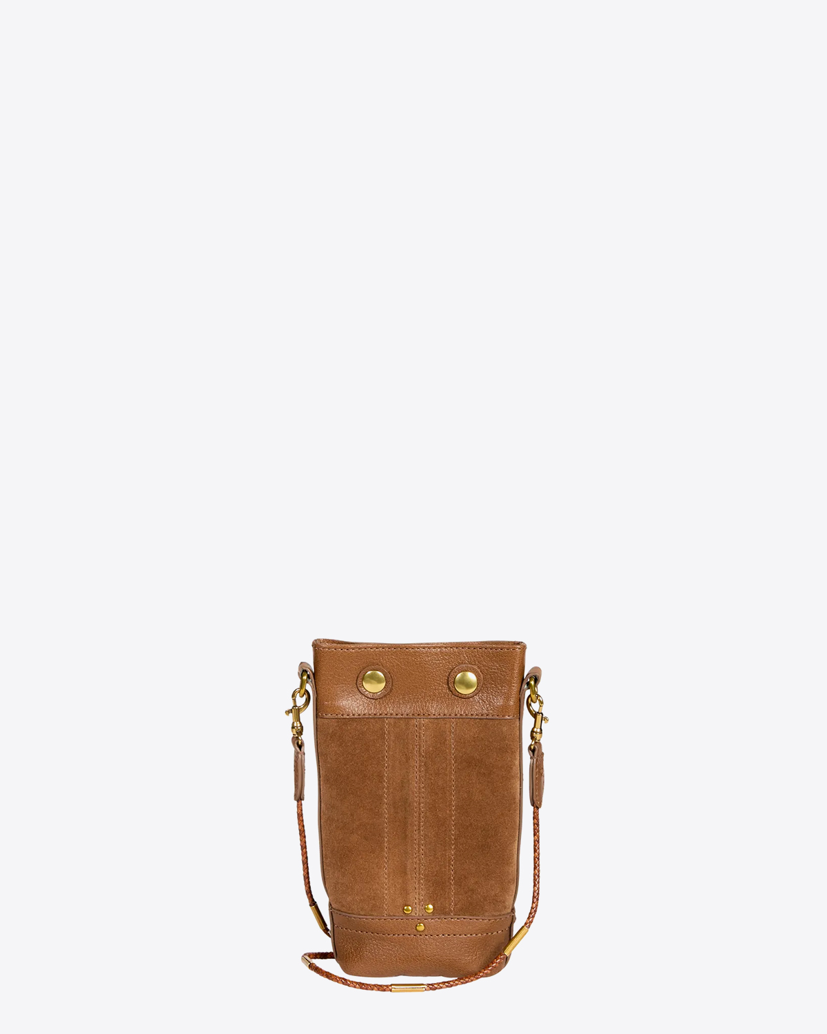 Sac  Jérôme Dreyfuss  Ben Mini en cuir Tabac