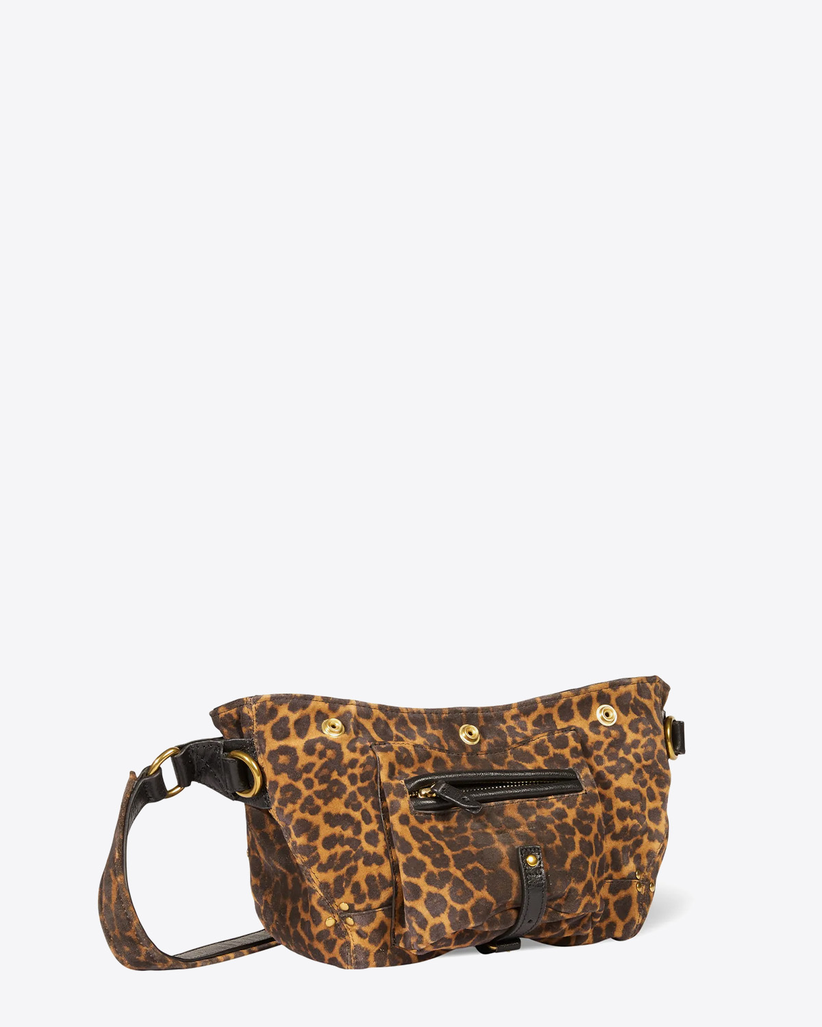 Jerome Dreyfuss Sac Billy Banane L&eacute;opard Chamois 