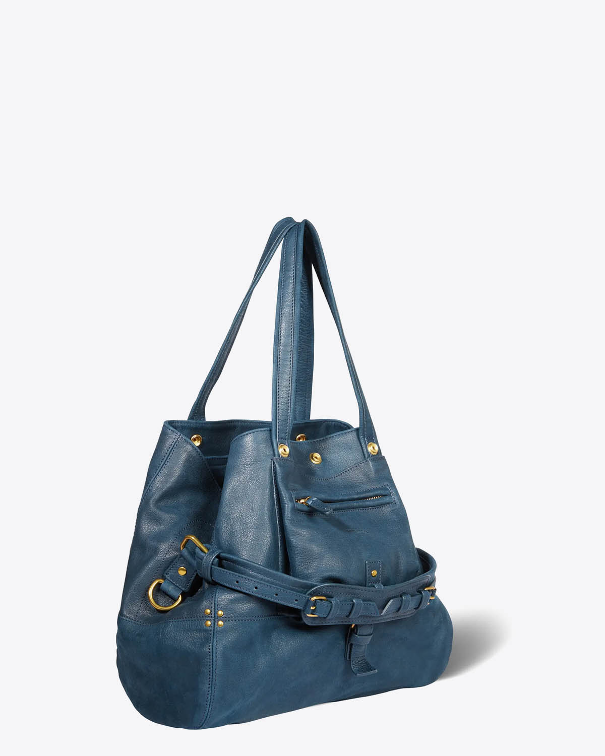 Jérôme Dreyfuss Sac Billy M Chèvre Noircie Night Blue