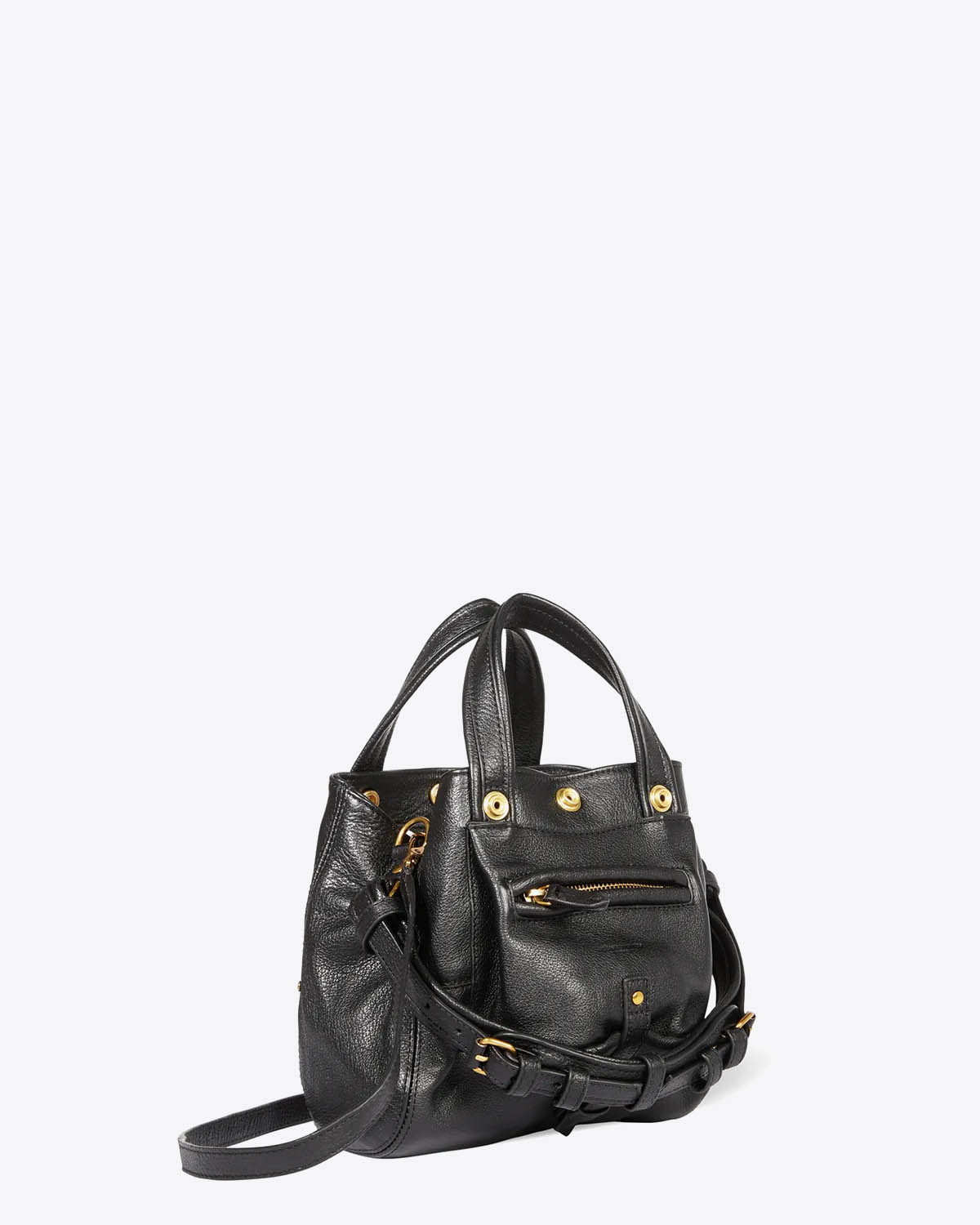 Produit Jérôme Dreyfuss Sac Billy Nano Buffle Noir Brass