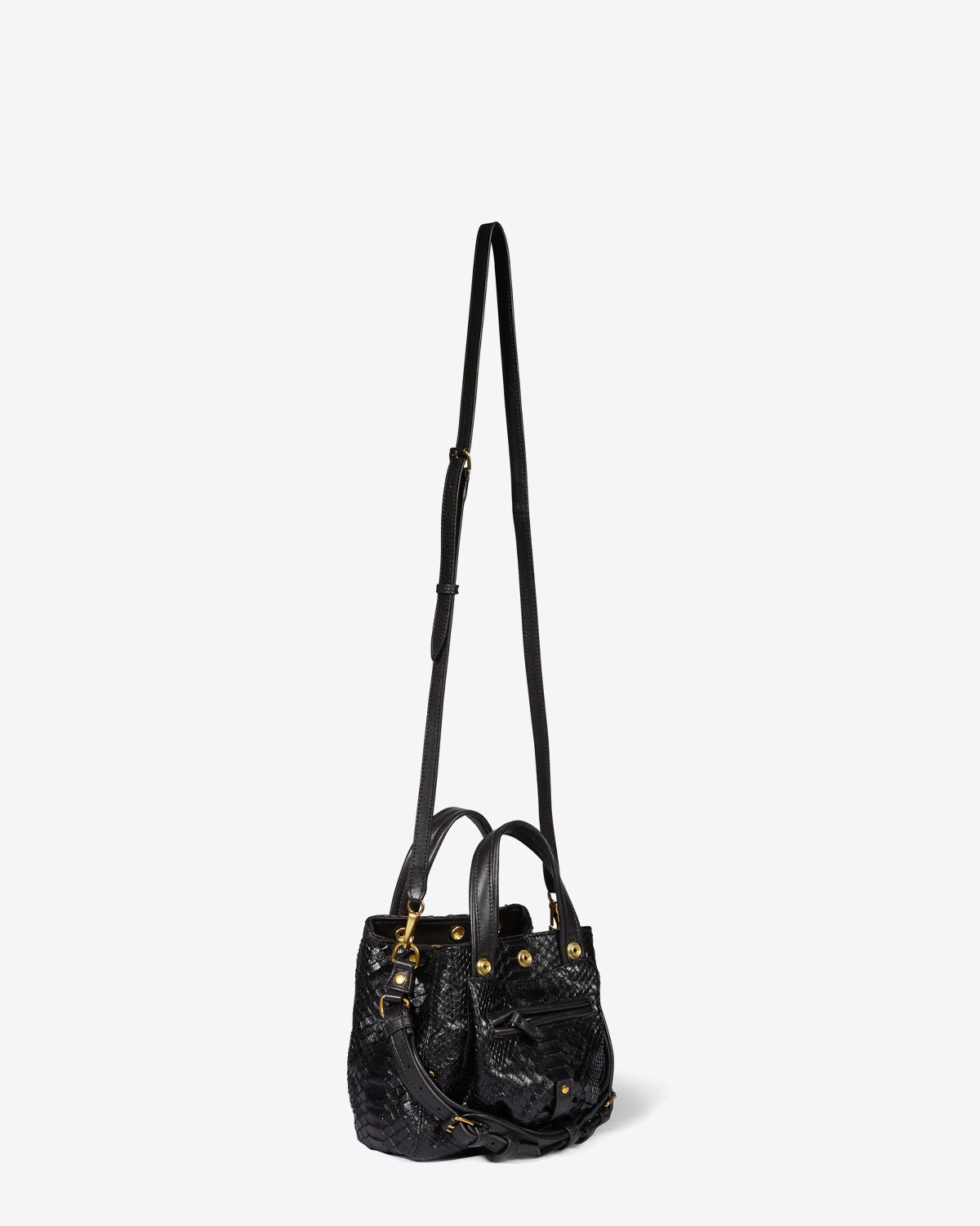 Jérôme Dreyfuss Pré-Collection Sac Georges M - Python Noir