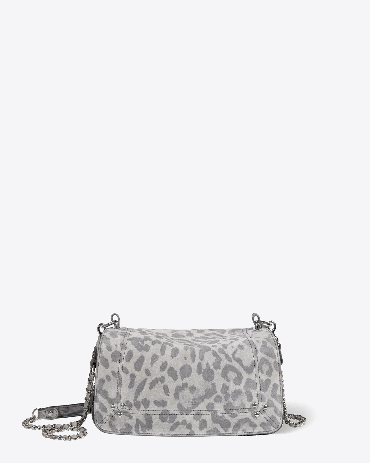  Sac Bobi Split Suede Léopard Gris Jérôme Dreyfuss
