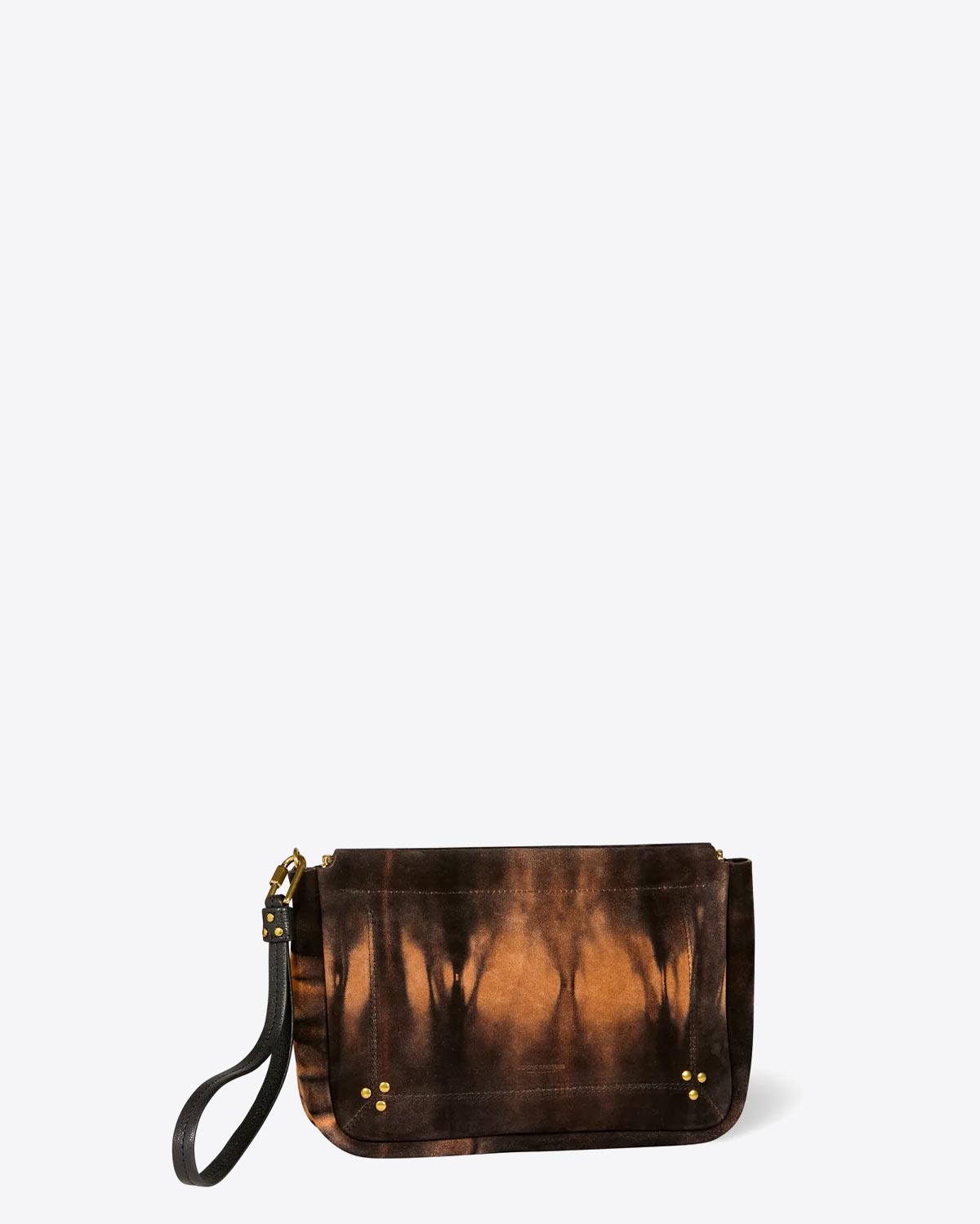 Pochette Clap L Split Suede Tie Dye Corail Jérôme Dreyfuss