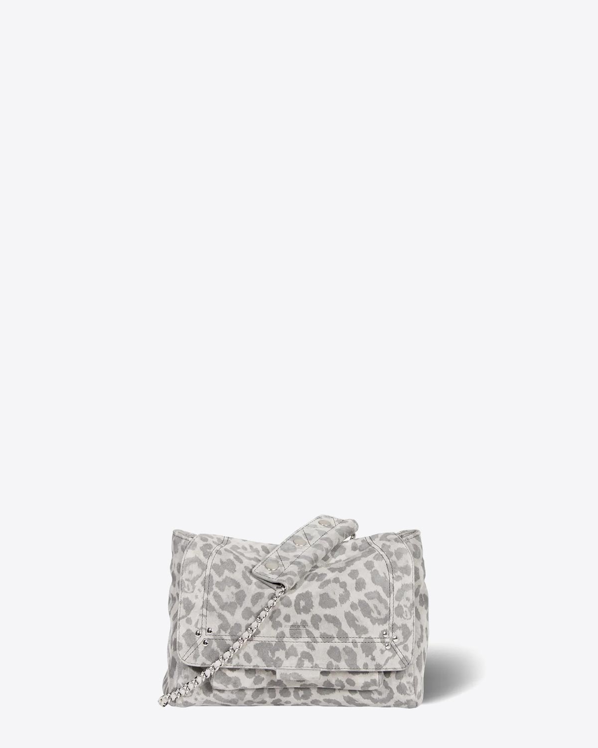 Sac Lulu M Split Suede Léopard Gris Jérôme Dreyfuss
