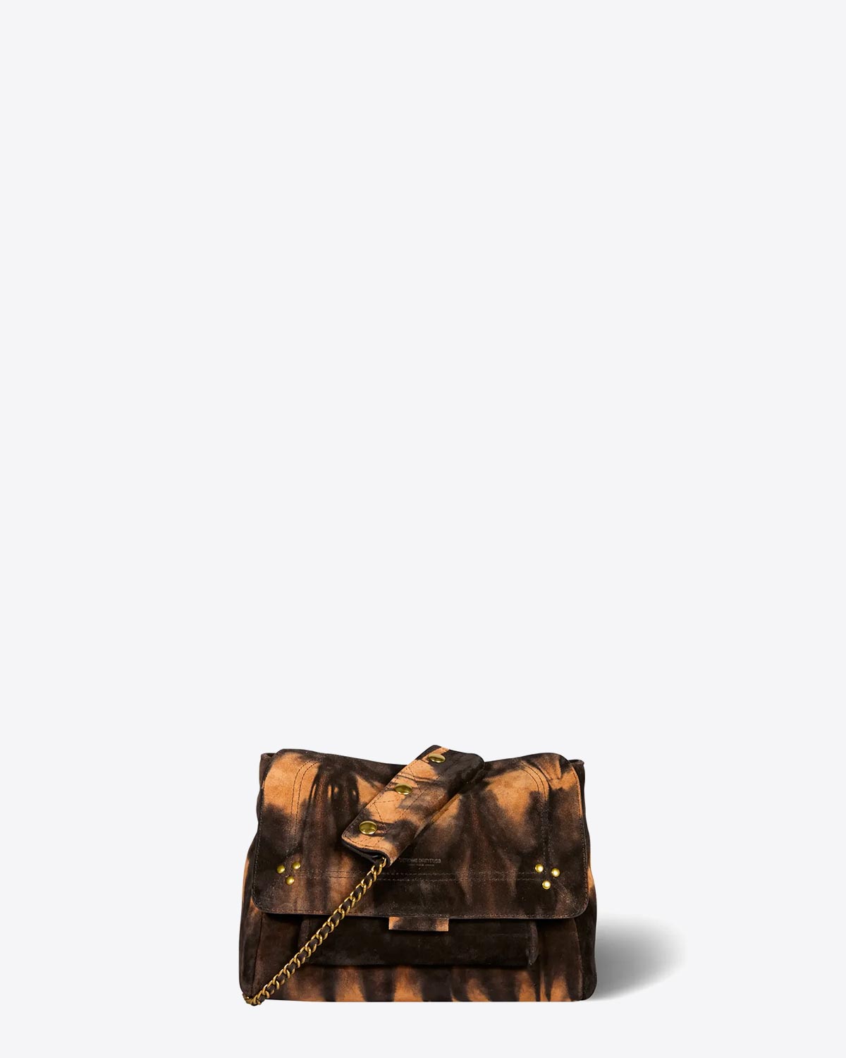Sac  Lulu M Split Suede Tie & Dye Corail Jérôme Dreyfuss
