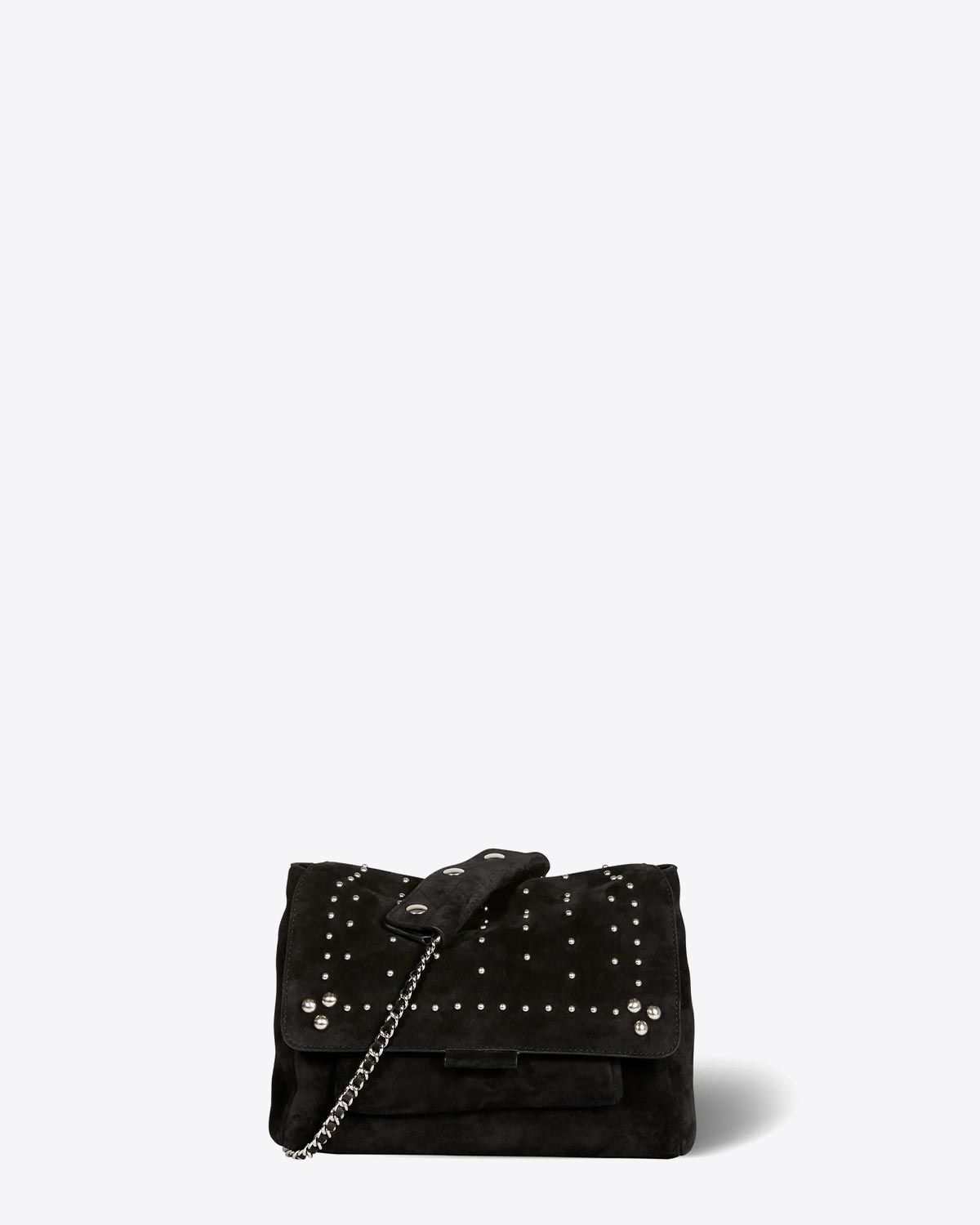 Sac Lulu M Split Suede Taos Silver Jérôme Dreyfuss 
