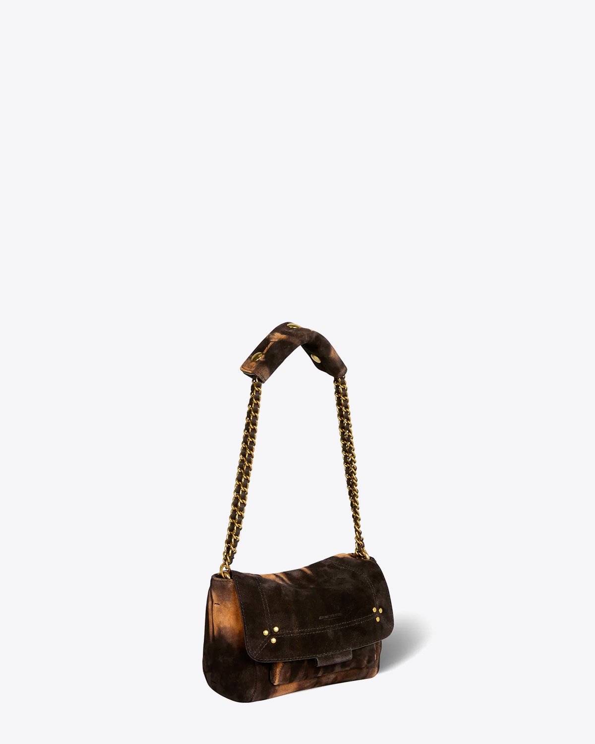 Sac Lulu S Split Suede Tie & Dye Corail Jérôme Dreyfuss 