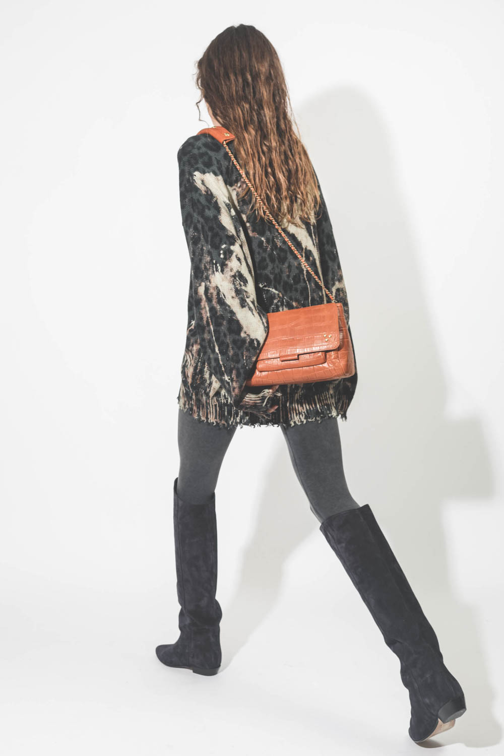 Sac Lulu M croco whisky Jérôme Dreyfuss