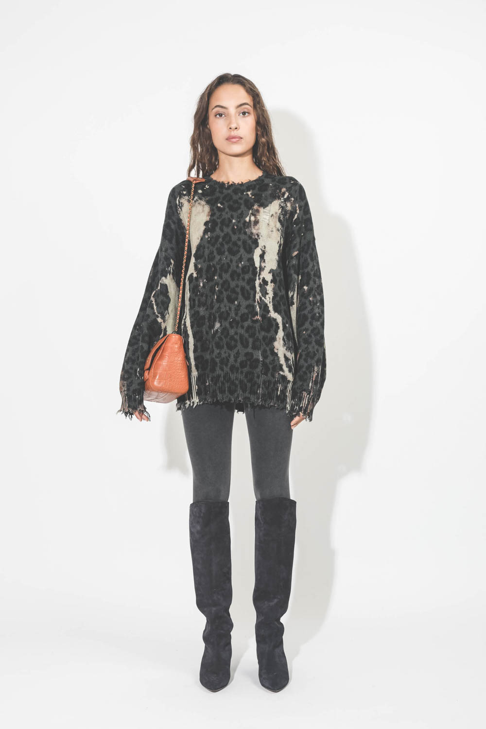 Sac Lulu M croco whisky Jérôme Dreyfuss