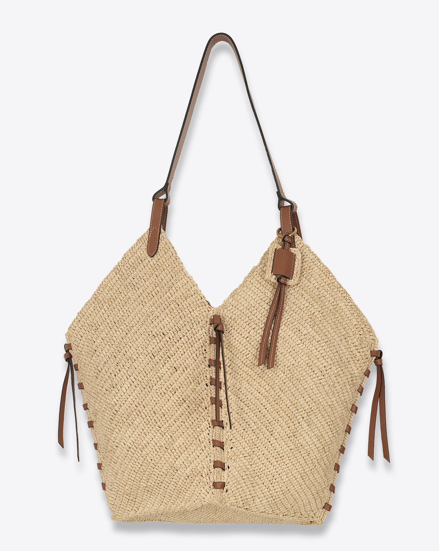 Produit Sac panier Tampa Isabel Marant en raphia naturel. 