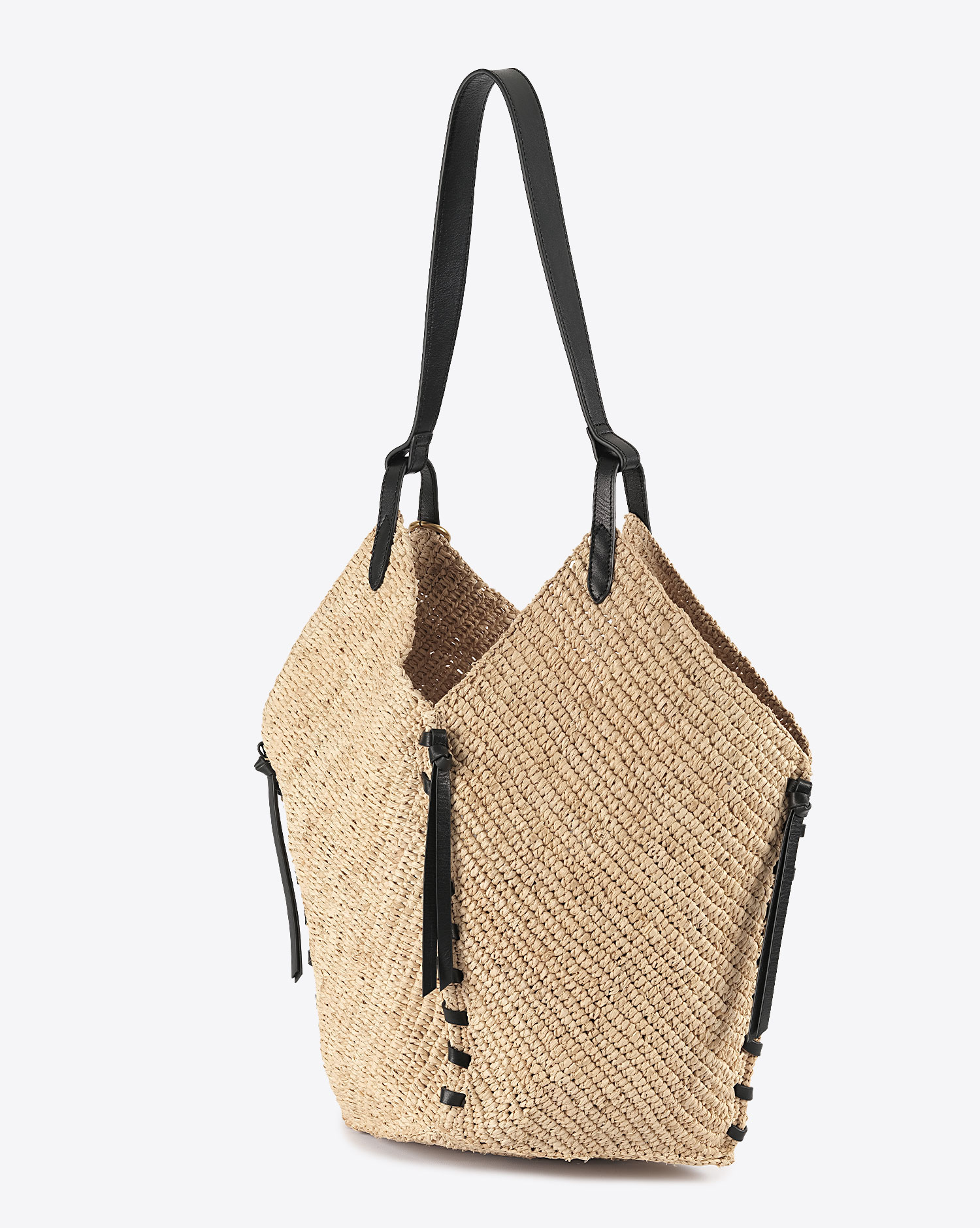 Produit Sac panier Tampa Isabel Marant en raphia naturel. 