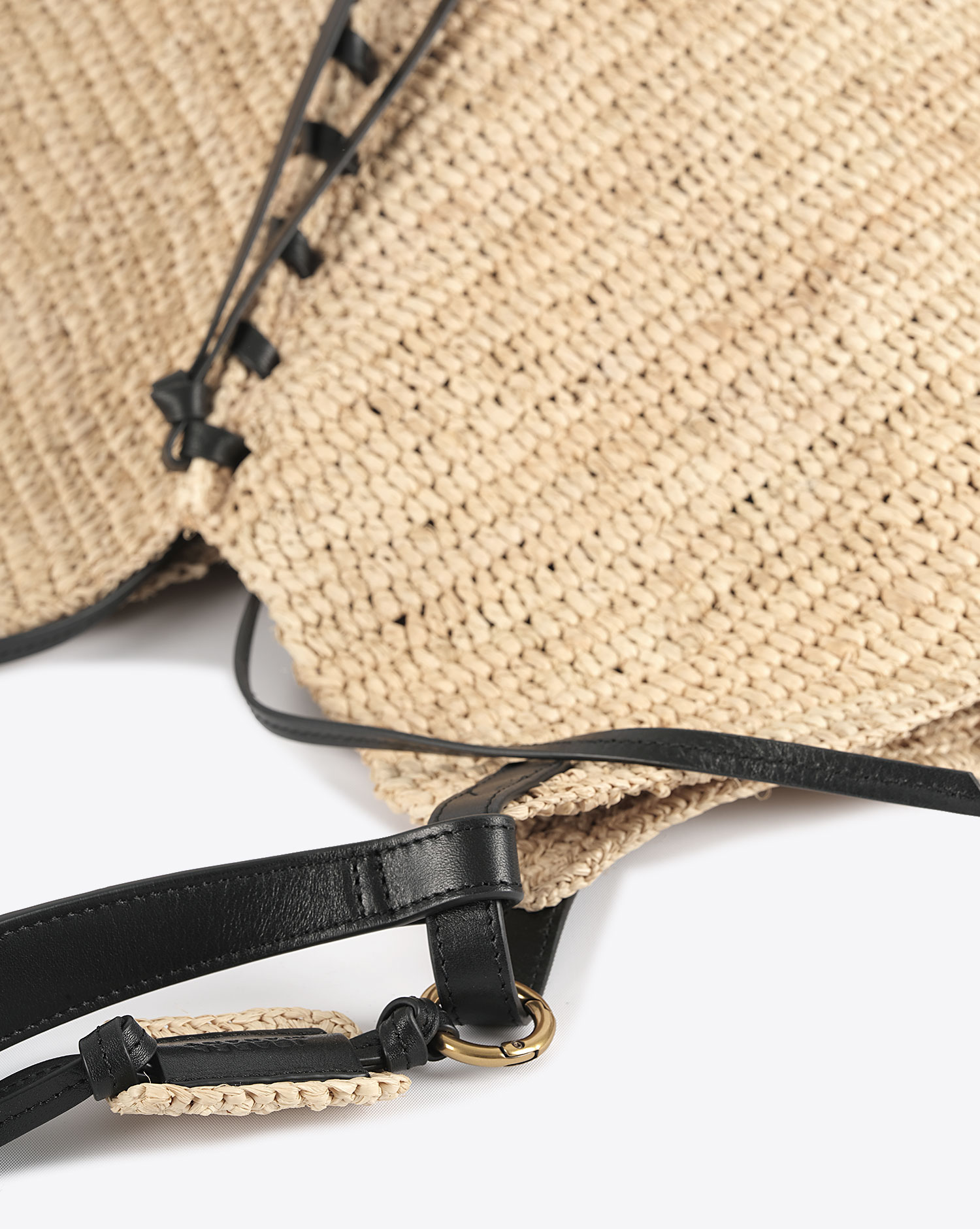 Sac panier Tampa Isabel Marant en raphia naturel. 