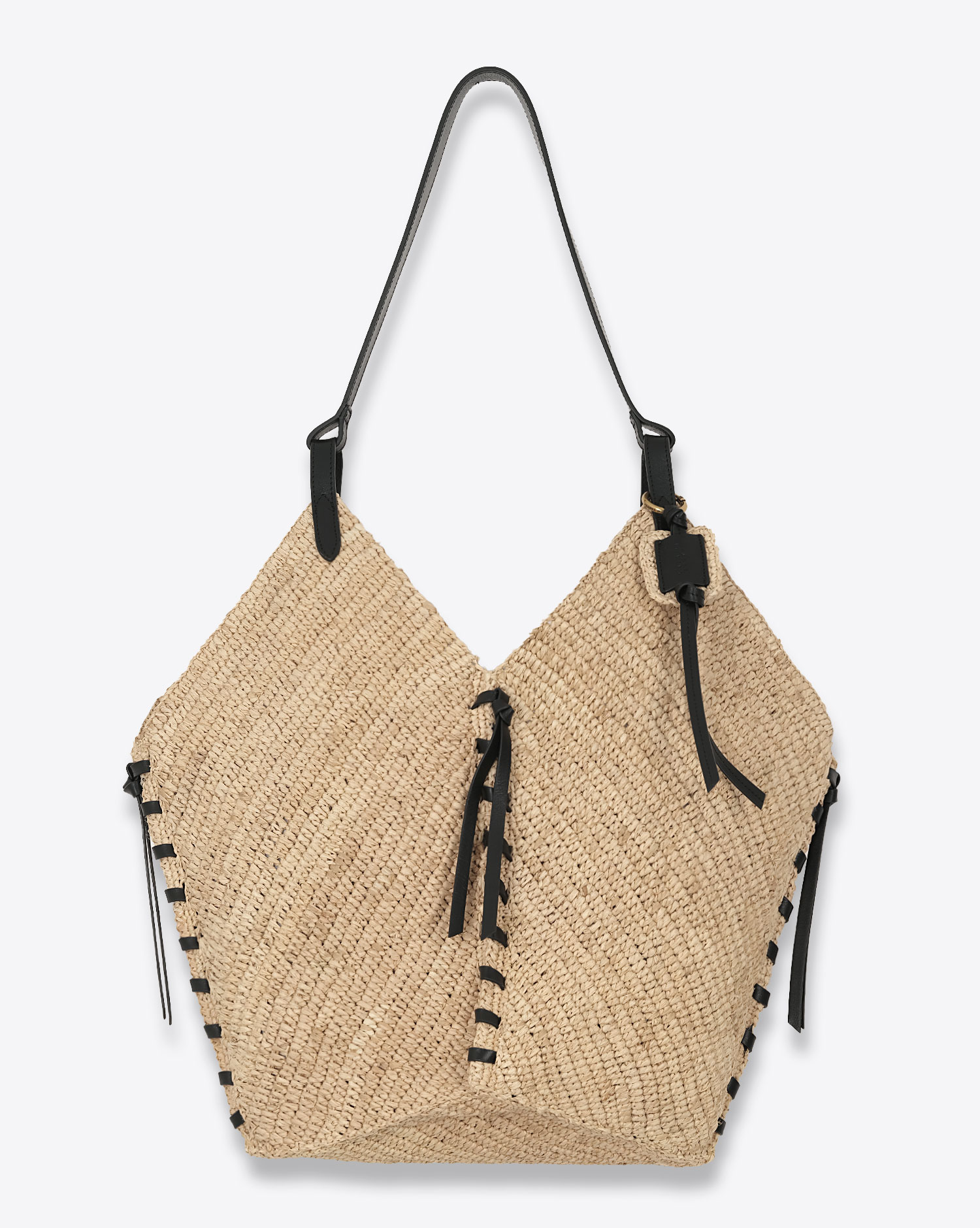 Produit Sac panier Tampa Isabel Marant en raphia naturel. 