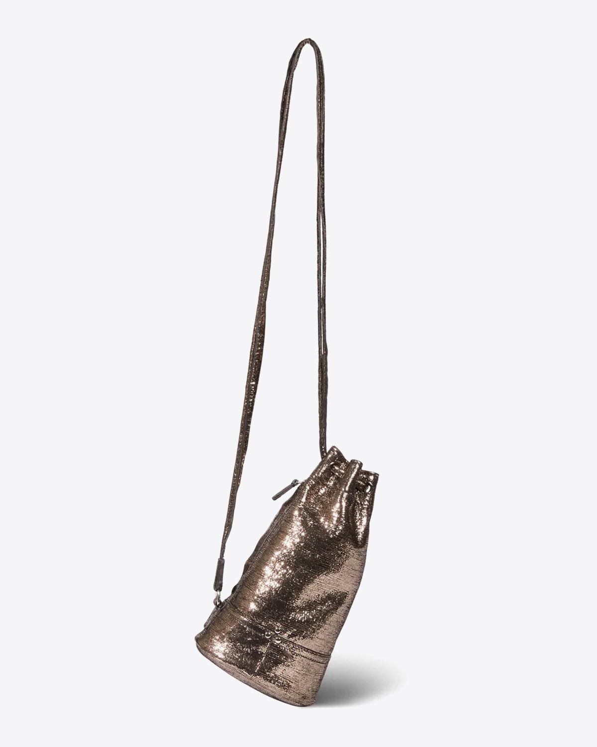 Sac femme Zéphyr lamé champagne Jérôme Dreyfuss 