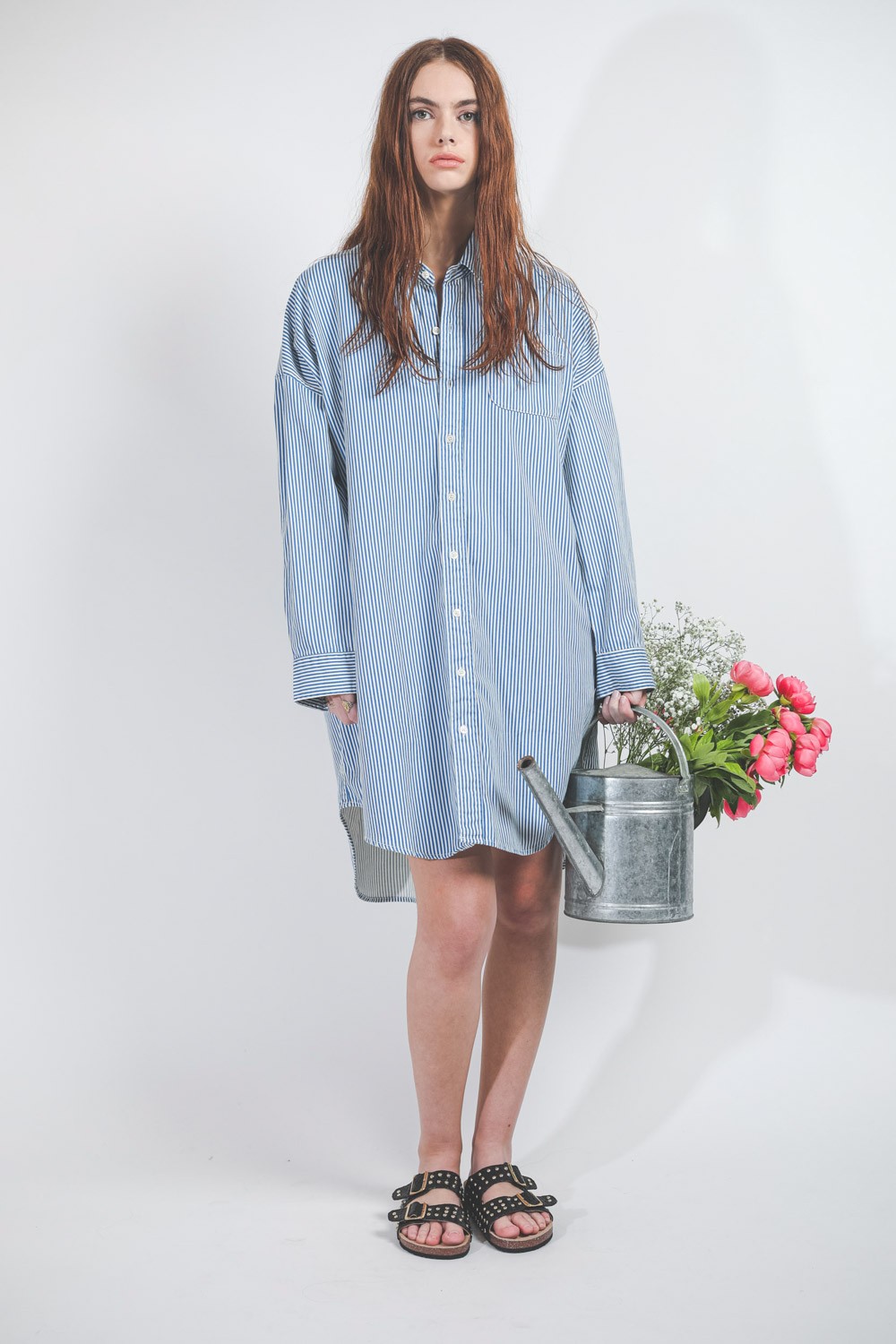 Image du produit Claris Virot Sandales Odette - Noir Clous Or  - 7