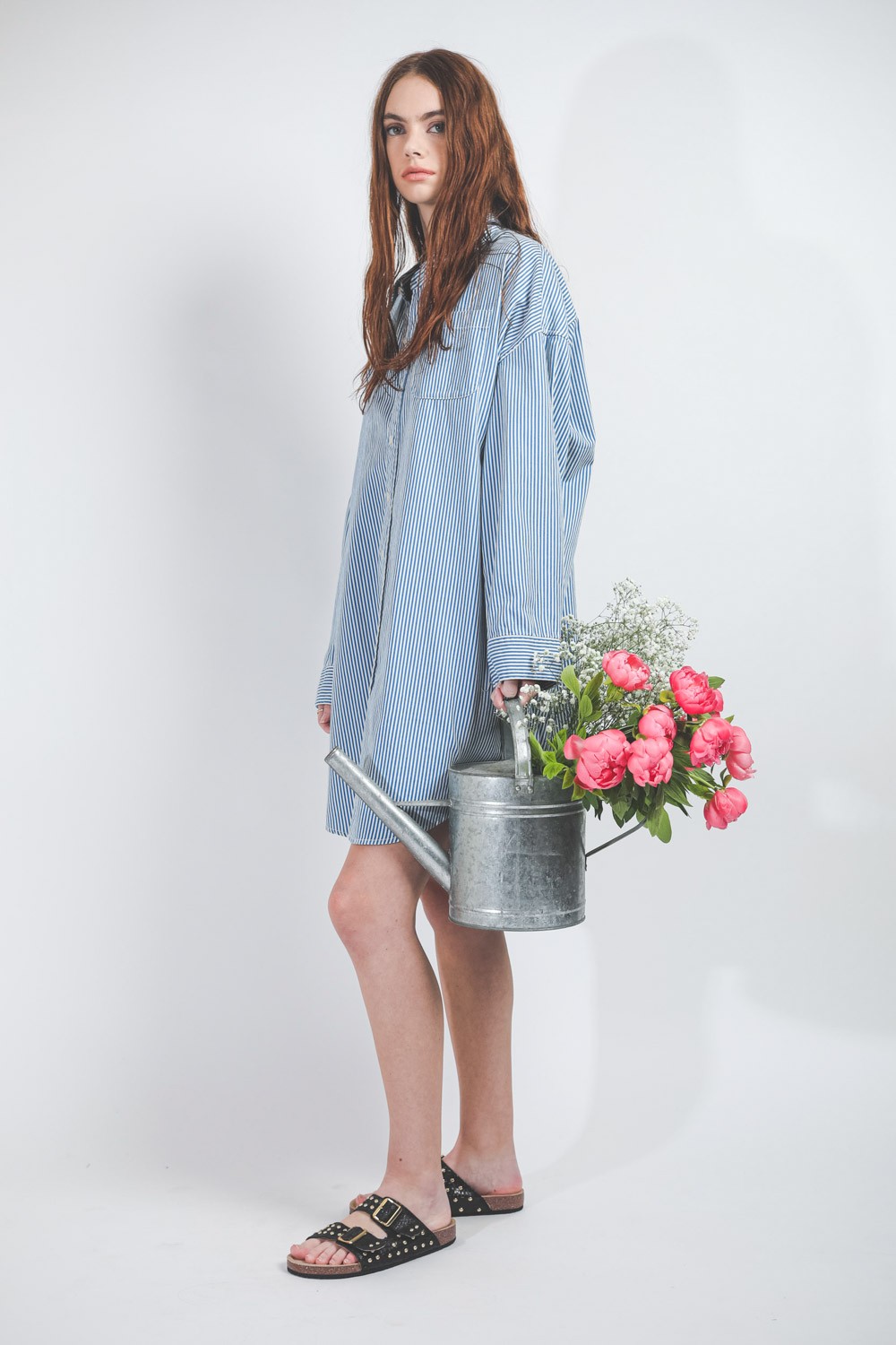 Image du produit Claris Virot Sandales Odette - Noir Clous Or  - 5