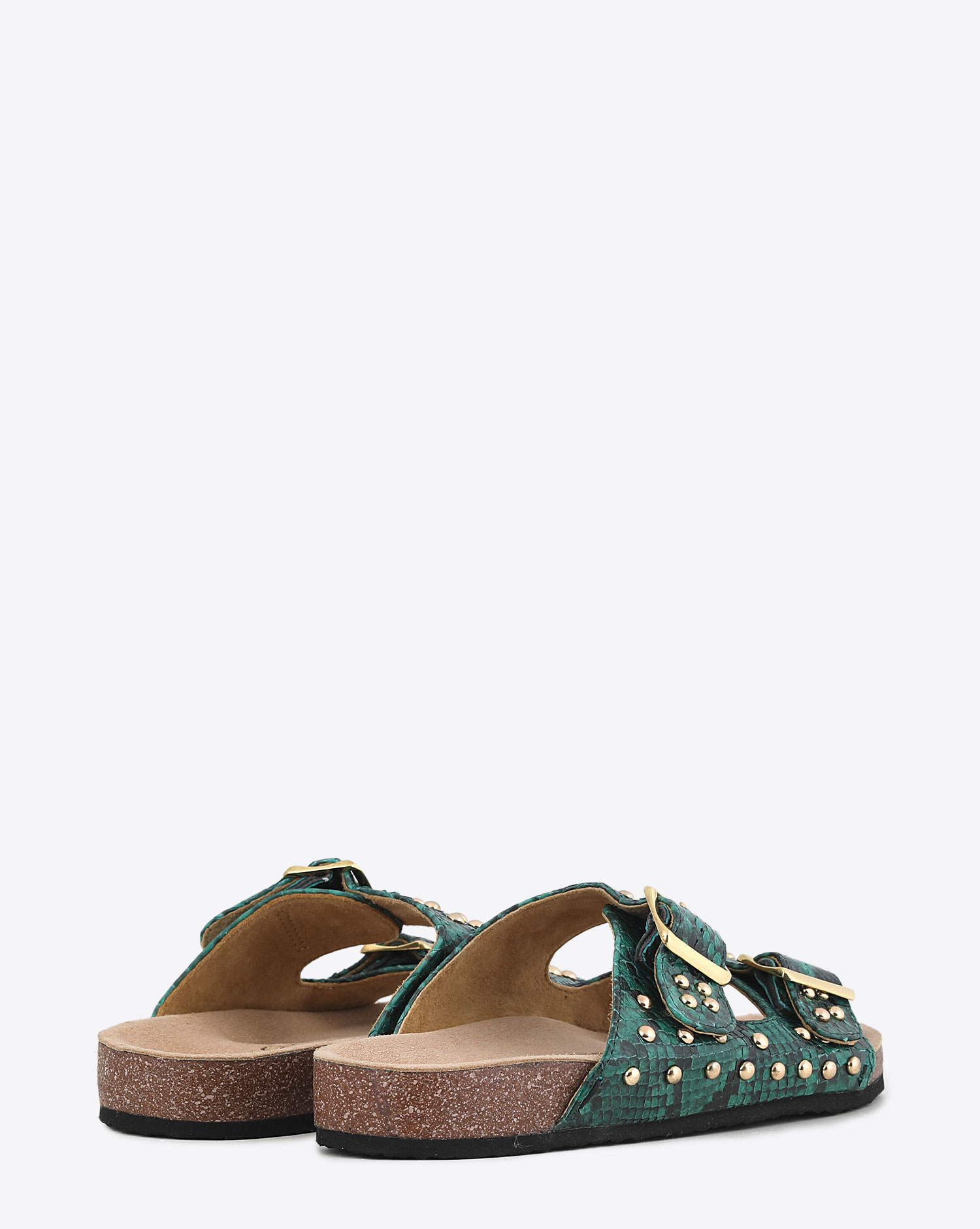 Image du produit Claris Virot Sandales Odette - Menthe - Or - 3