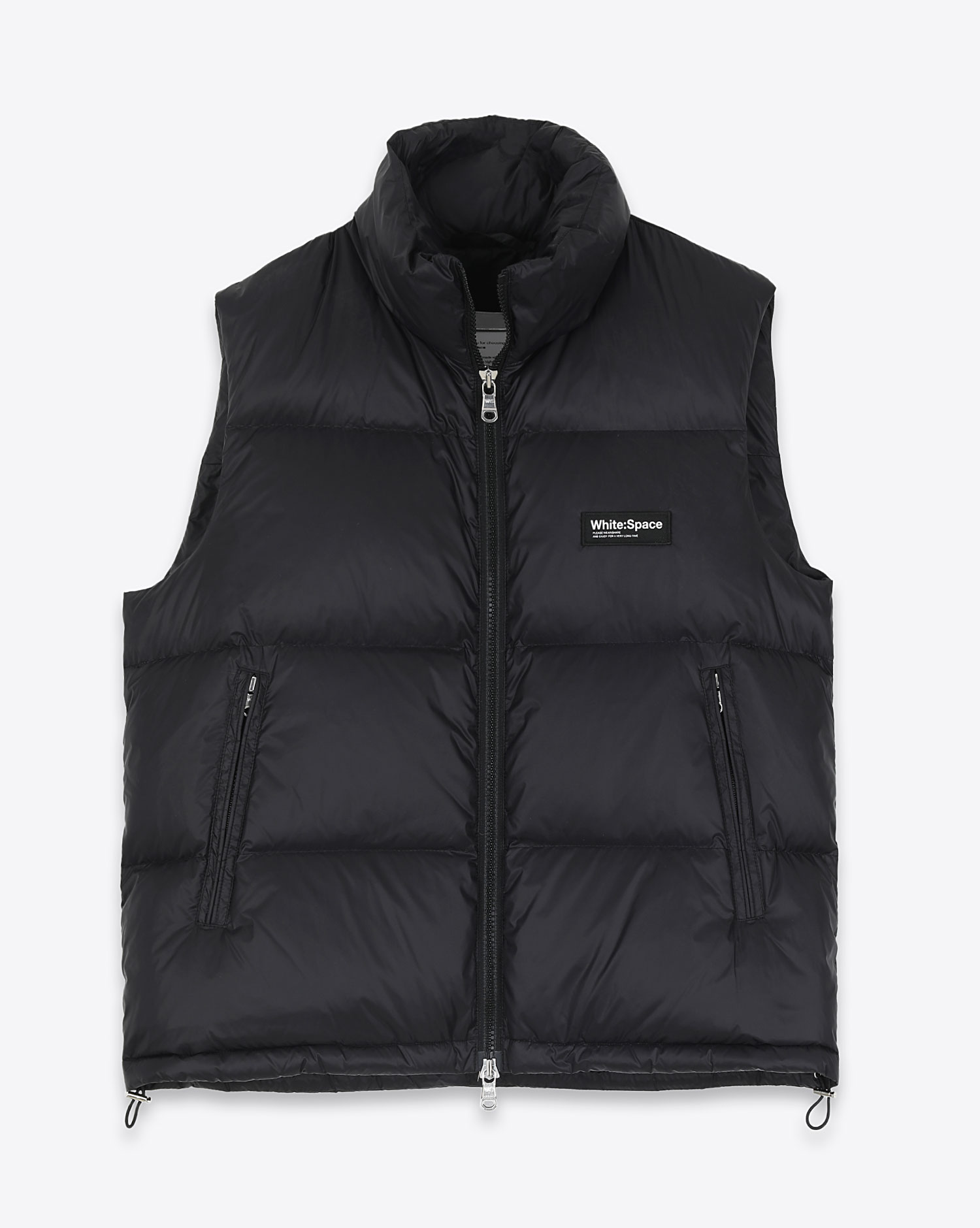 Doudoune sans manches White Space Scott Down Vest Black. Fermée.