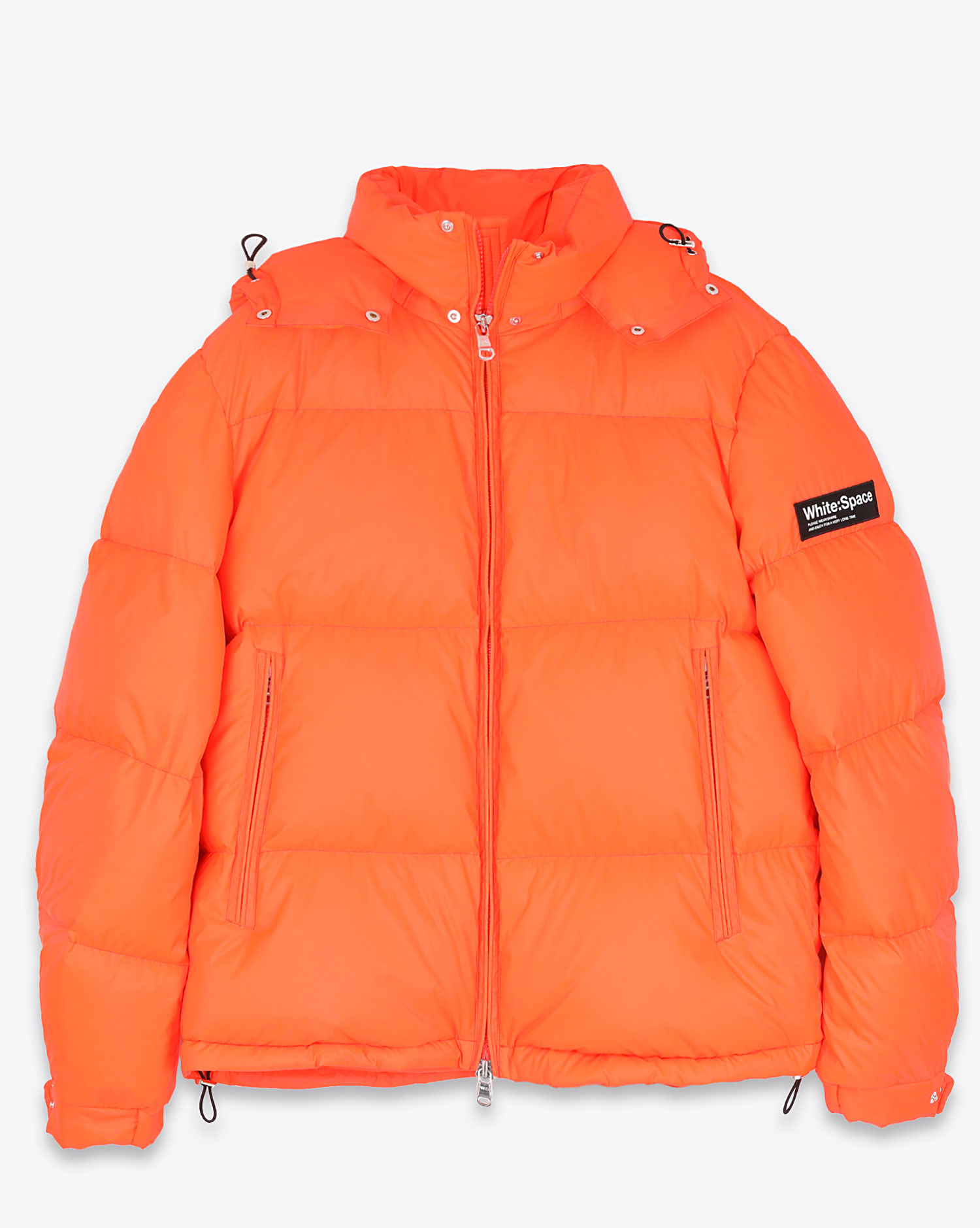 Doudoune White Space Scott Down Jacket Coral. Fermée.