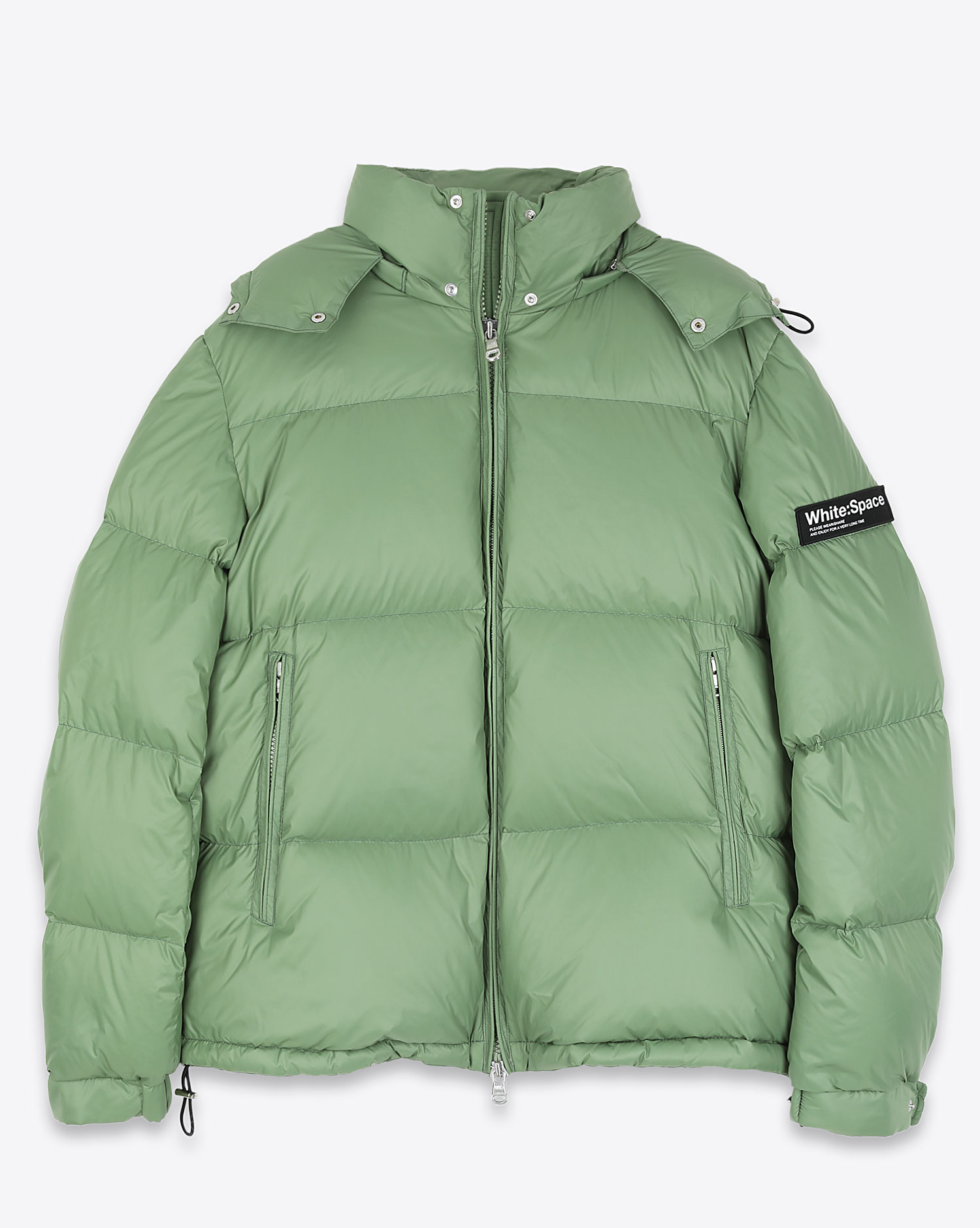 Doudoune White Space Scott Down Jacket – Jade Green. Fermée