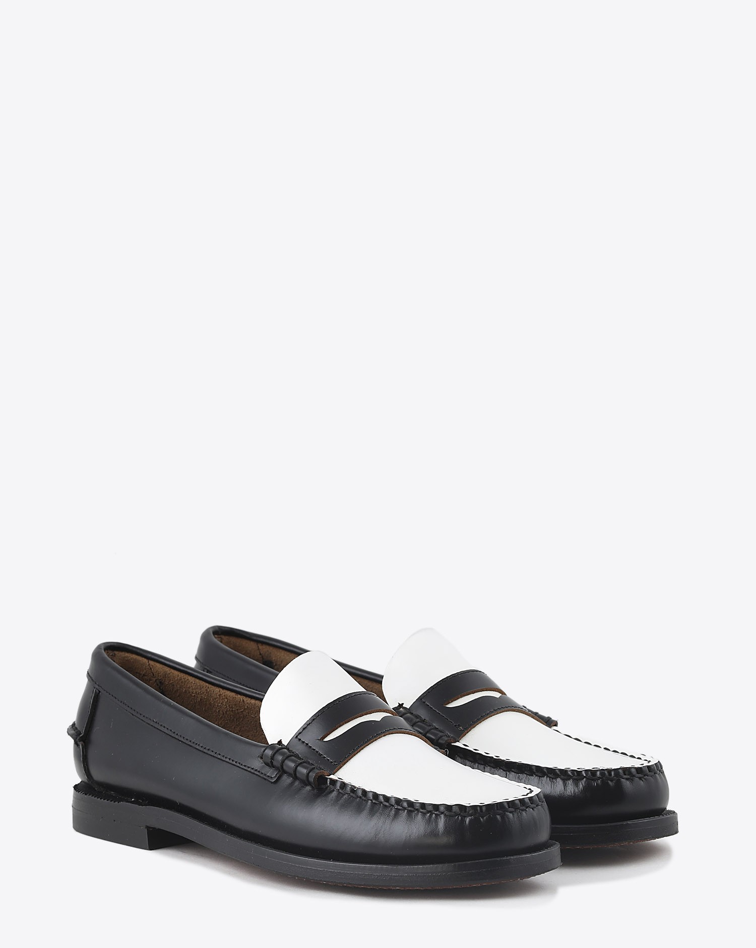 Image du produit Sebago Mocassins Classic Dan - Black White  - 2