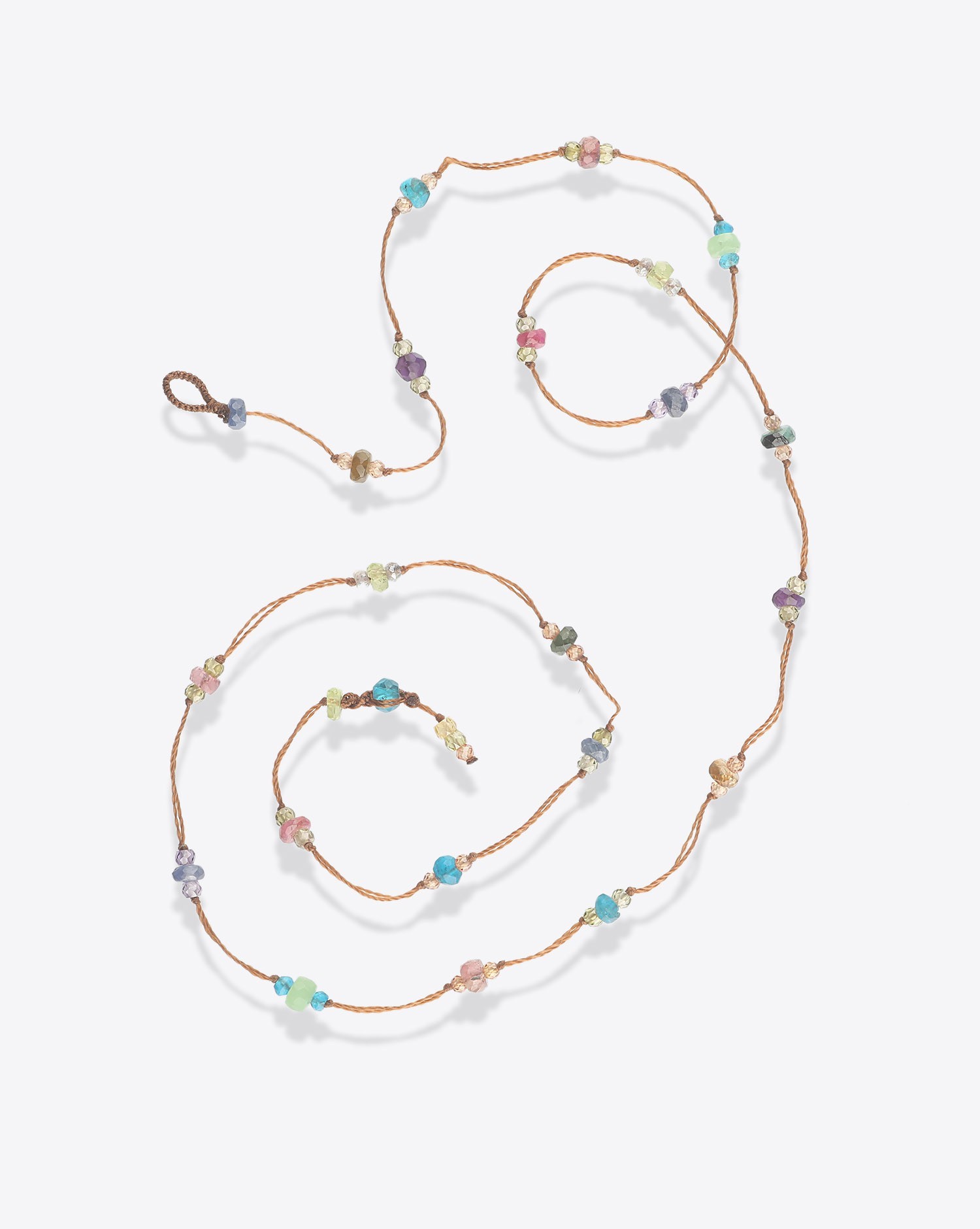 Produit Bracelet 3 Tours Loopy Sparkly Sharing sur cordon Tabac