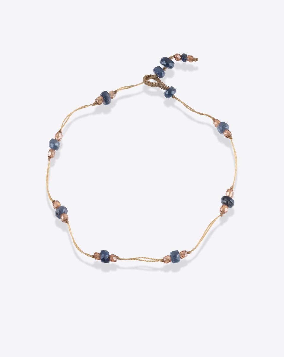 Bracelet T.Bee Duo Sharing saphir champagne.