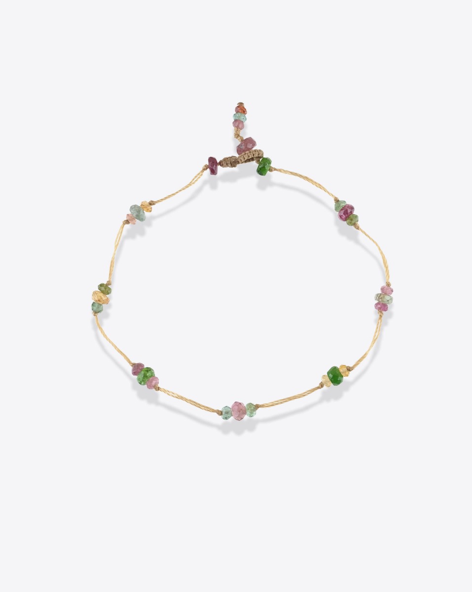Bracelet T.Bee Duo Sharing pierres semi-pr&eacute;cieuses et tourmaline.