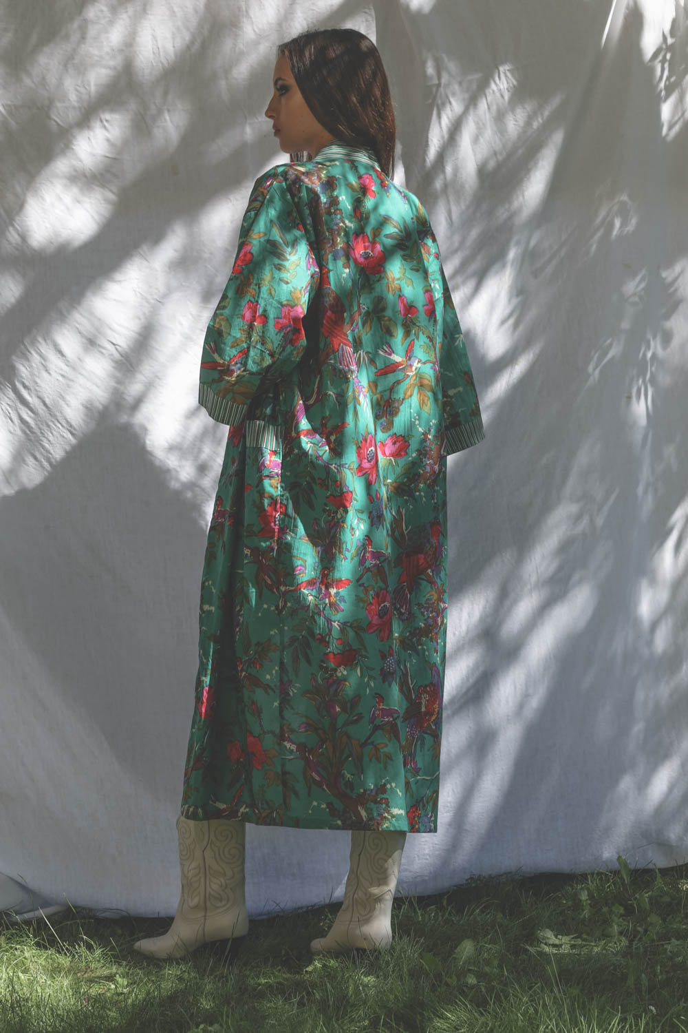 Kimono  Vert d'eau brun  Sharing 