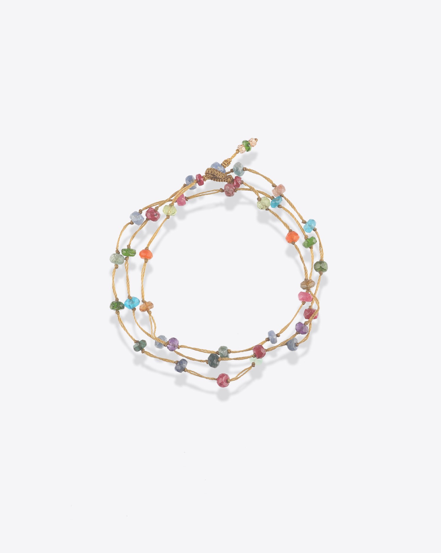 Image du produit Sharing Bracelet 3 Tours Loopy Fairy - Cordon Beige - 2