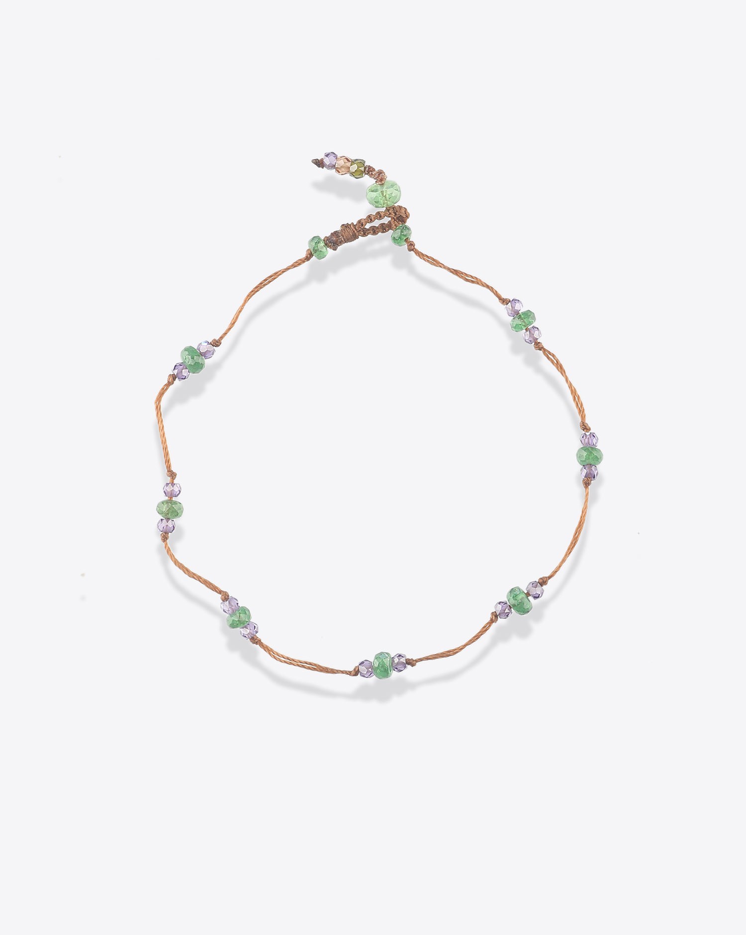 Image du produit Sharing Bracelet T.Bee Duo Sparkly 2 - Cordon Tabac