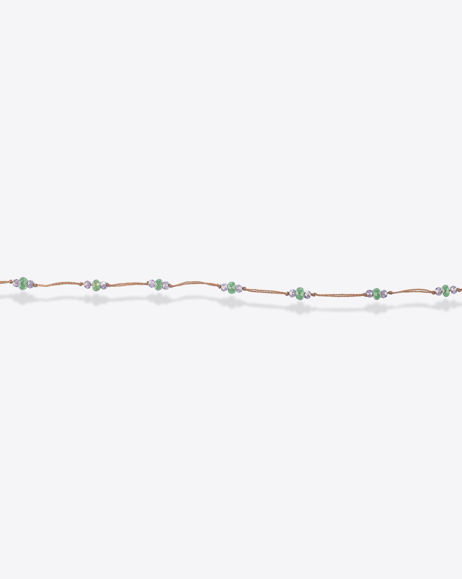 Image du produit Sharing Bracelet T.Bee Duo Sparkly 2 - Cordon Tabac - 2