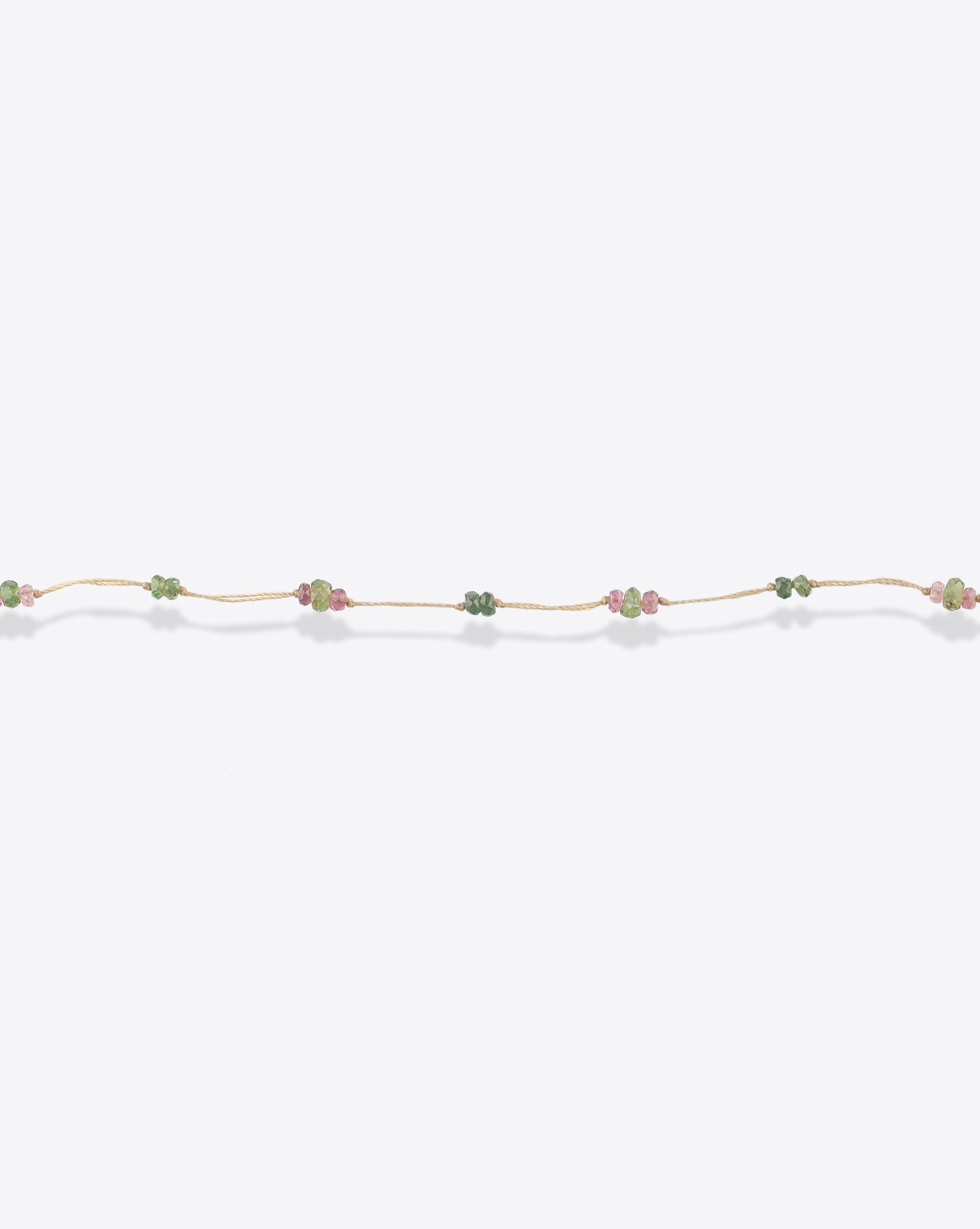 Image du produit Sharing Bracelet T.Bee Duo Tourmalines 2 - Cordon Beige - 2