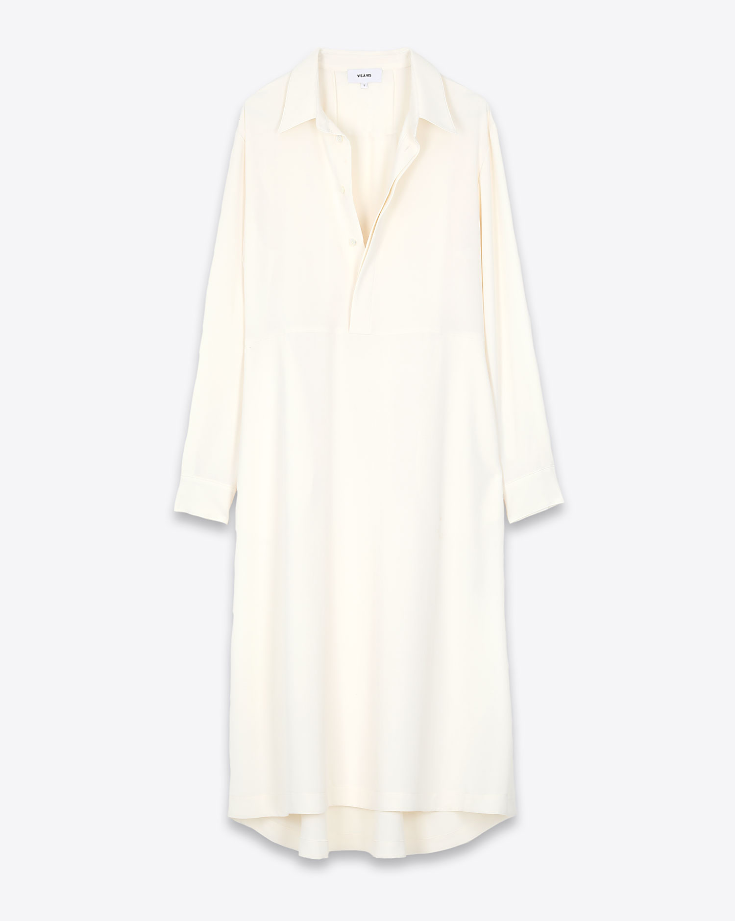 Robe chemise Vis à Vis blanche