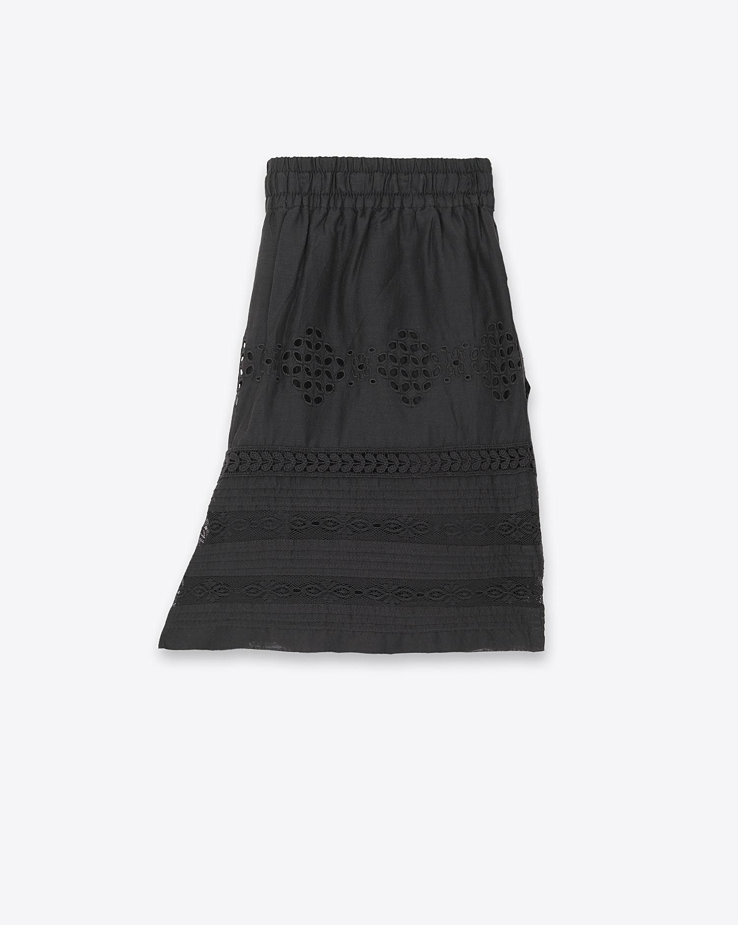 Produit Short Damina Isabel Marant Etoile en coton noir. Vue profil