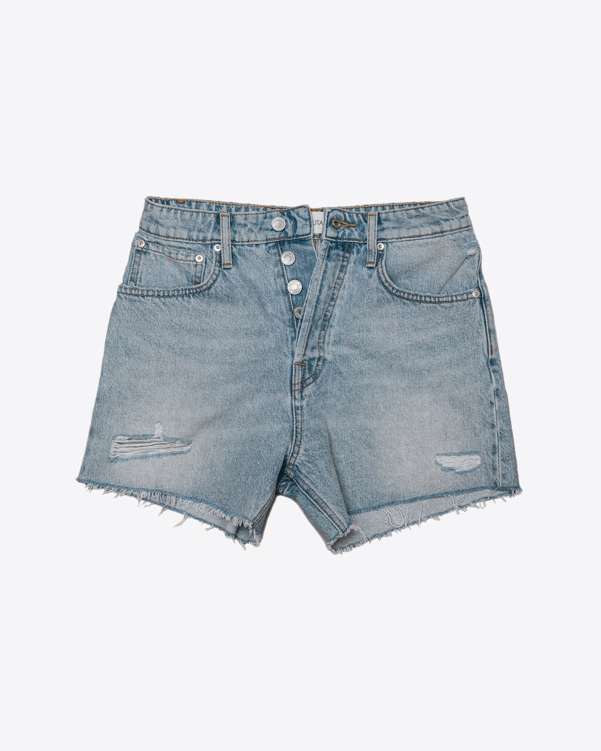 Mikuta Short Jean en denim Bleu