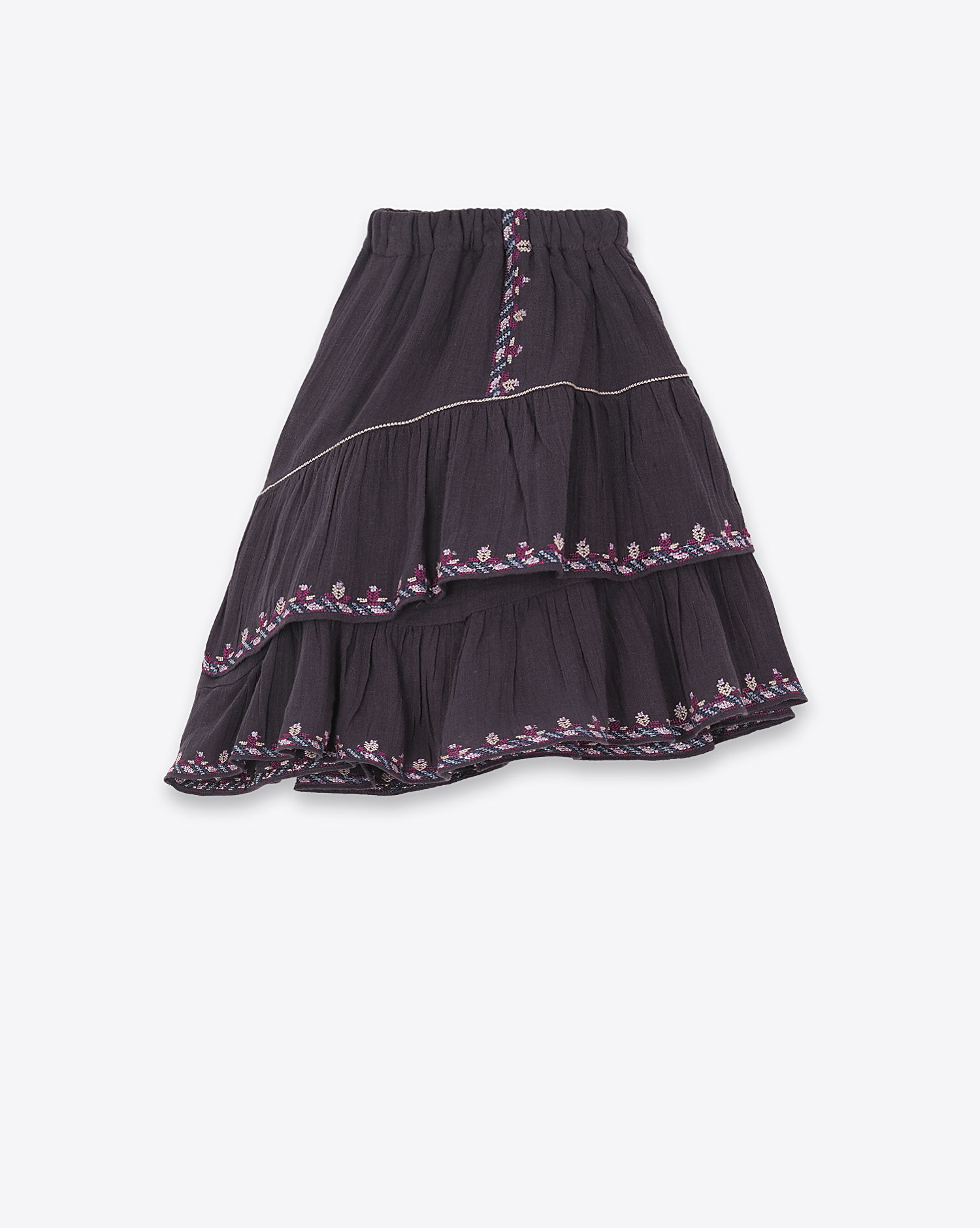 Short Jocadia Isabel Marant Etoile en coton bleu nuit. Vue profil.