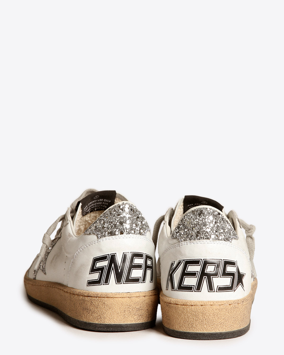 Golden Goose Femme Sneakers Ball Star White Silver 11325 