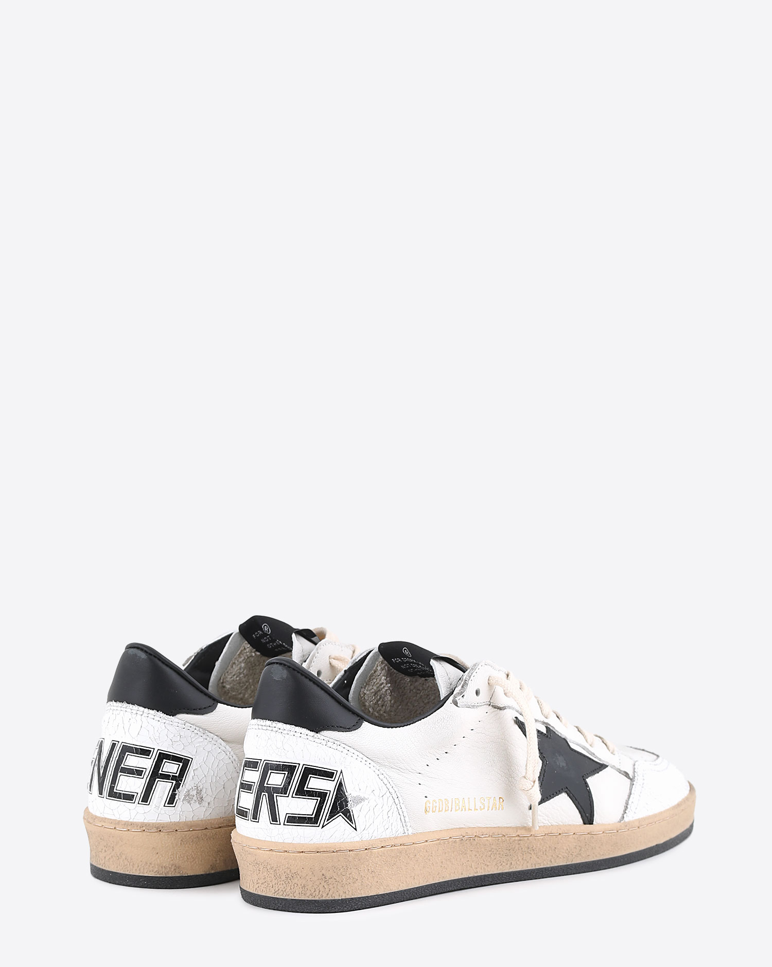 Golden Goose Femme Sneakers Ball Star Blanc Noir 10283