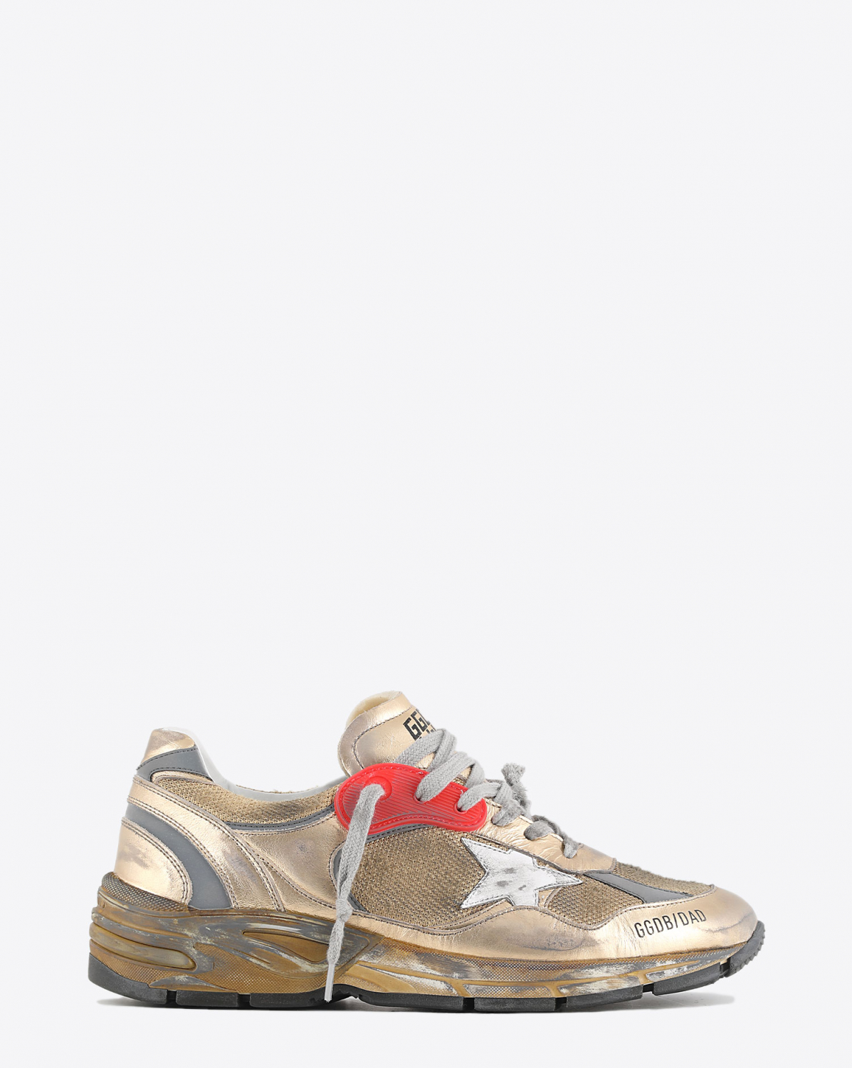 Sneakers femme Running Dad Gold white 65120 Golden Goose.