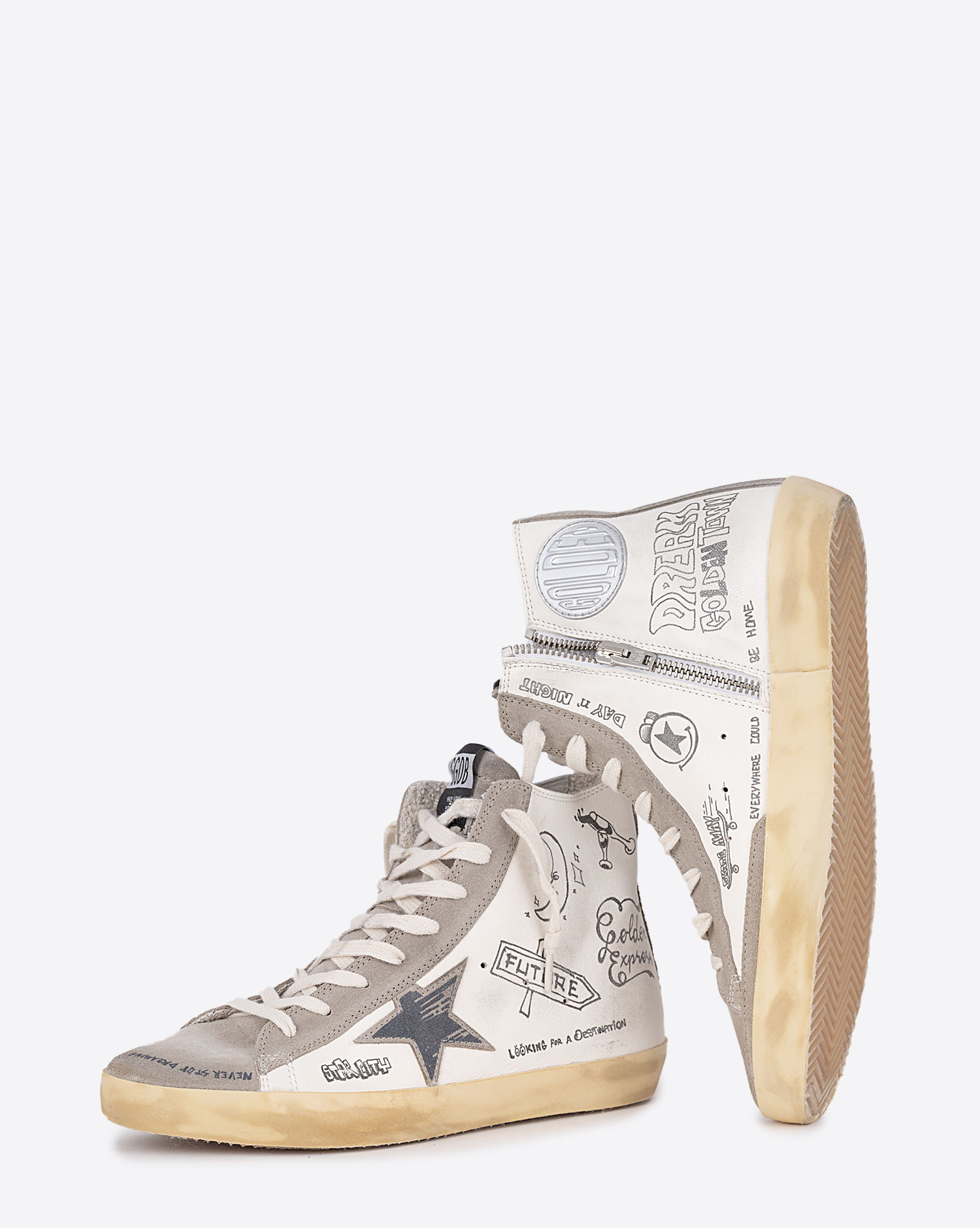 Basket golden goose femme deals
