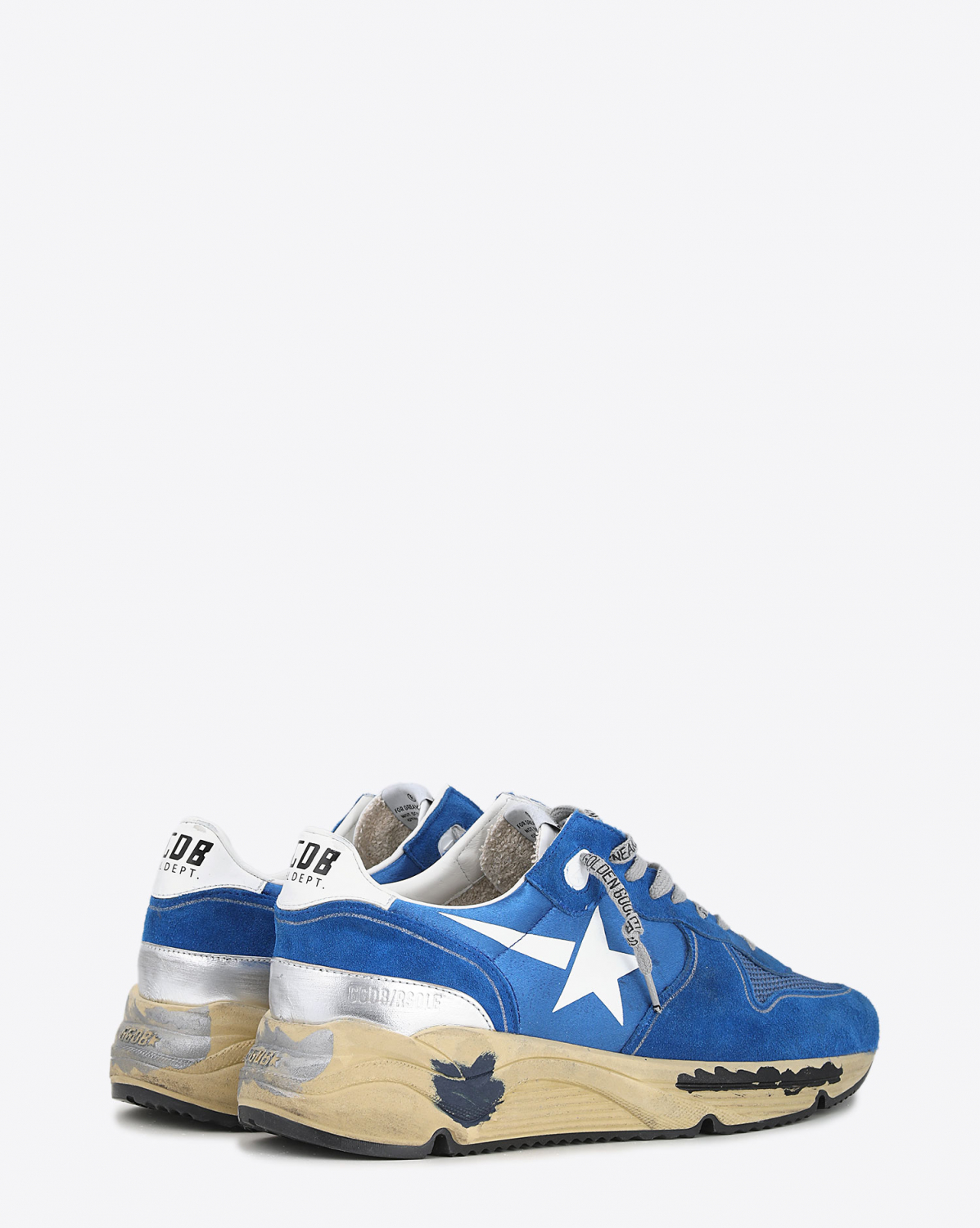 Sneakers Golden Goose Men Running Sole - Blue White 50669